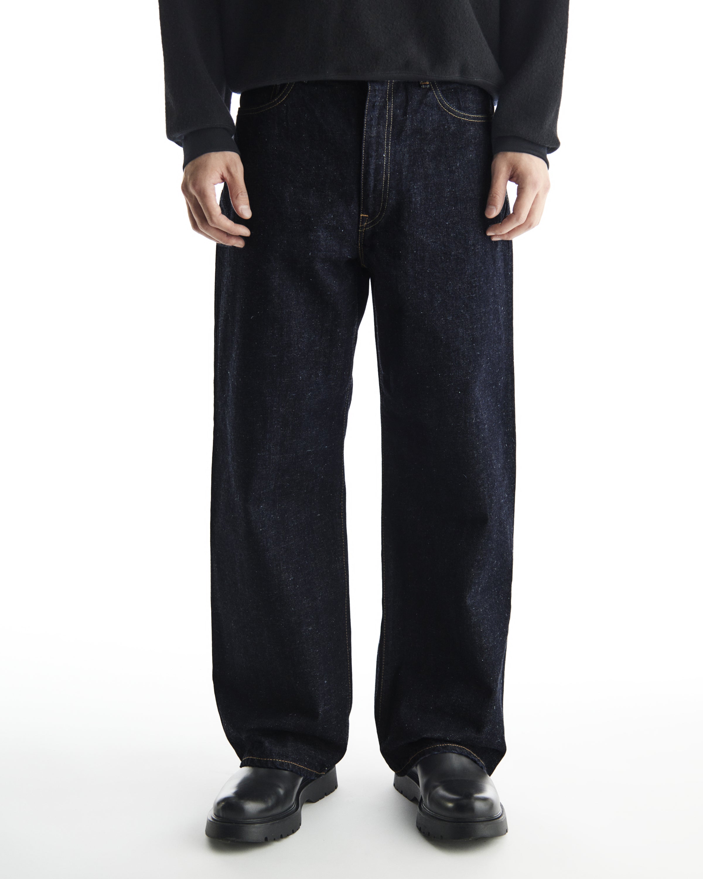 【PARKING別注】キモノデニム / ワイドストレートデニム, Indigo
