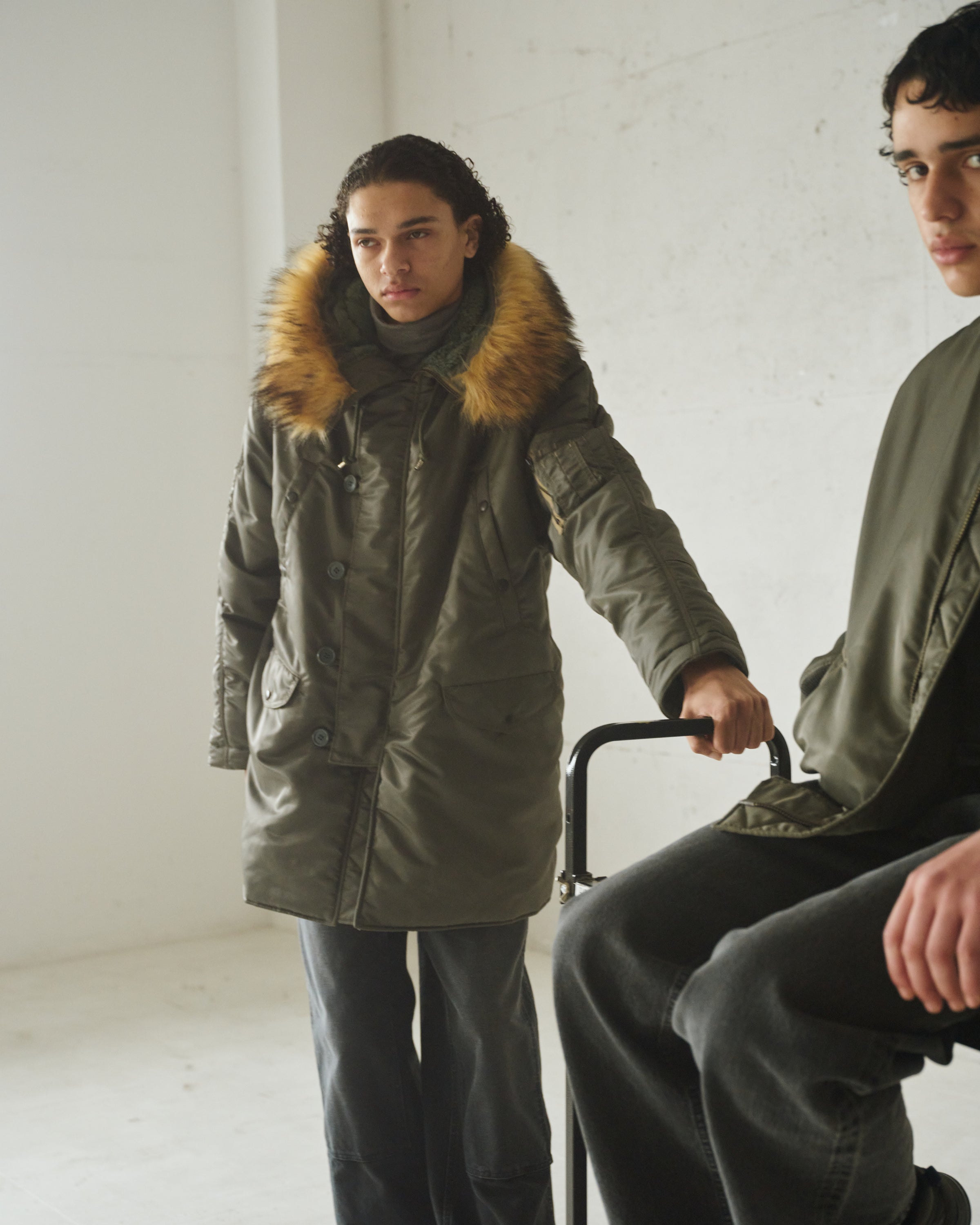 ナイロンツイル / N-3B, Sage Green