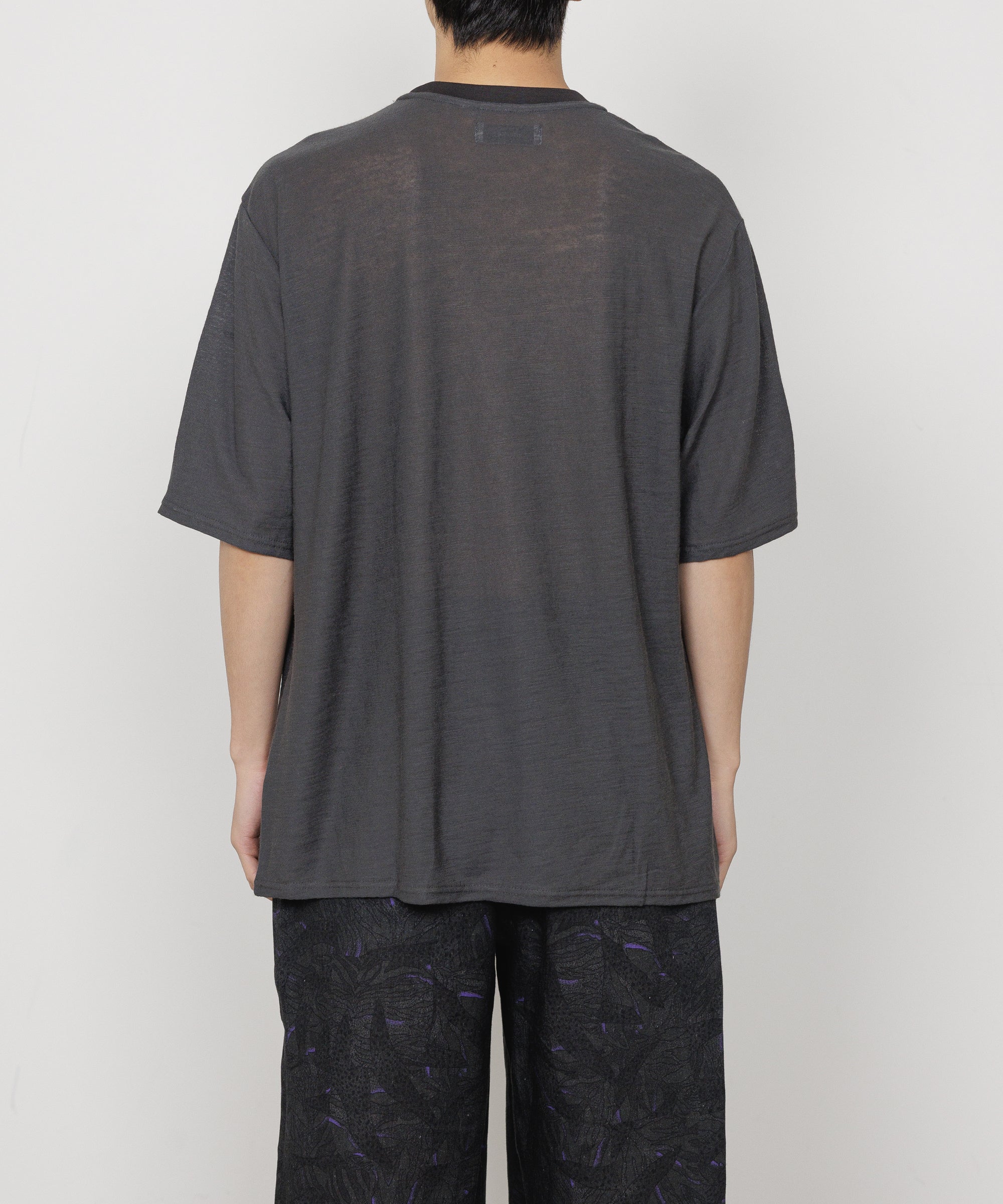 ラミー天竺  / クルーネックTEE, M.Gray
