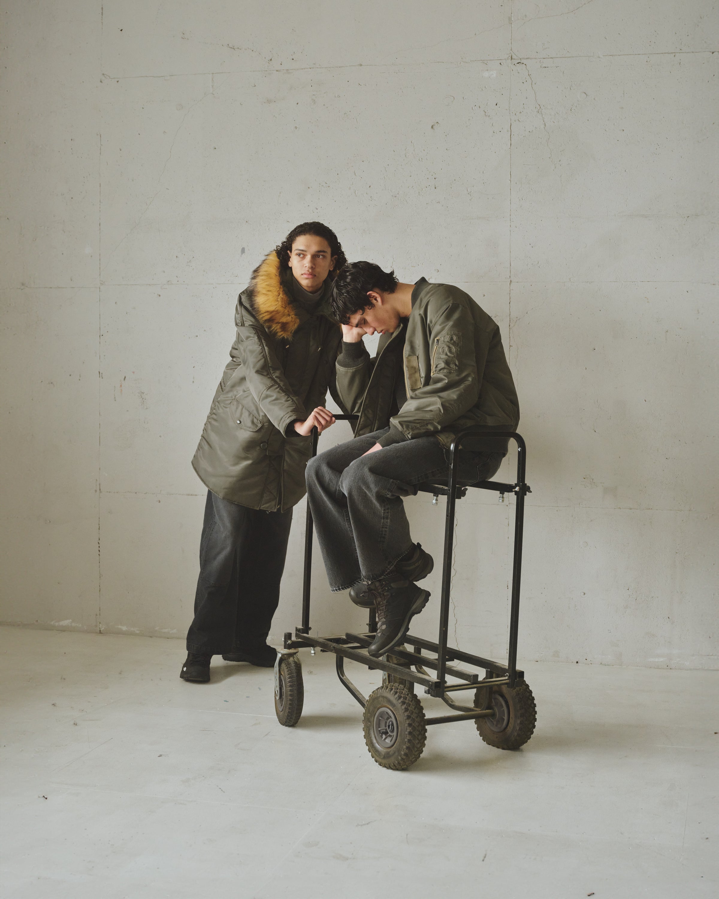 ナイロンツイル / N-3B, Sage Green