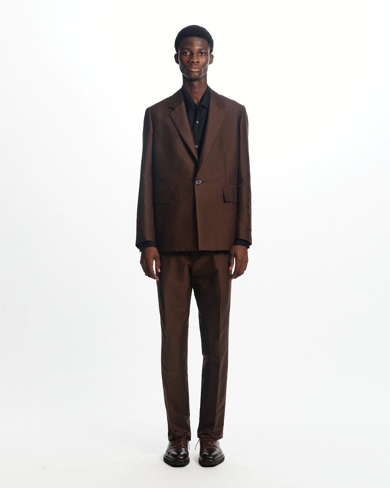 ブラタクシルクxコットンダブルクロス / アントントラウザーズ, Olive Drab