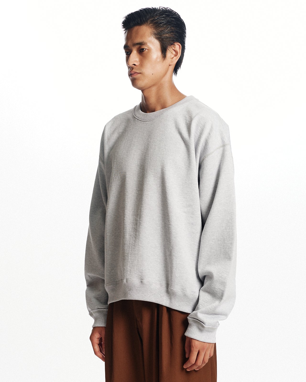 オーガニックコットンヘビー吊裏毛 / コンフォートスウェット, Ash Gray