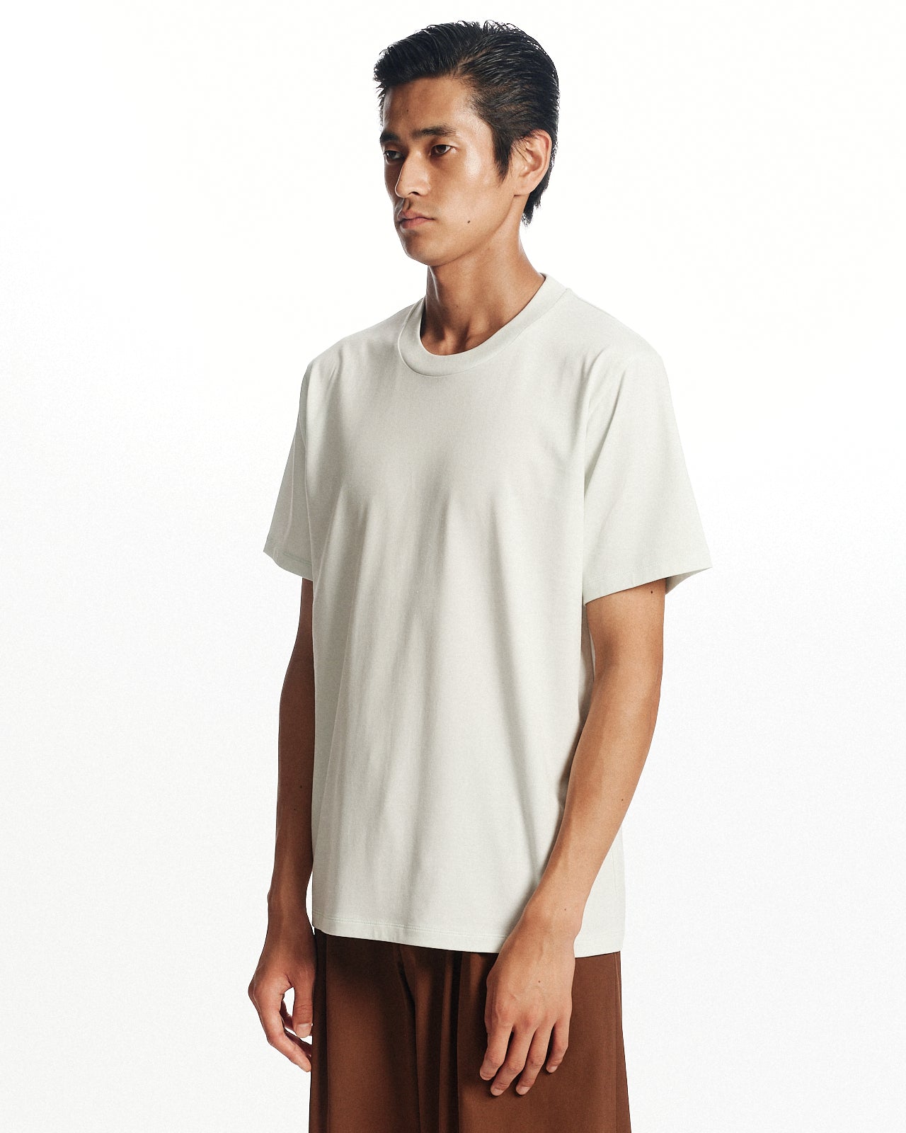 オーガニックGIZA 80/3 天竺 サバイバルクロス® / レギュラーフィットTee, Ice