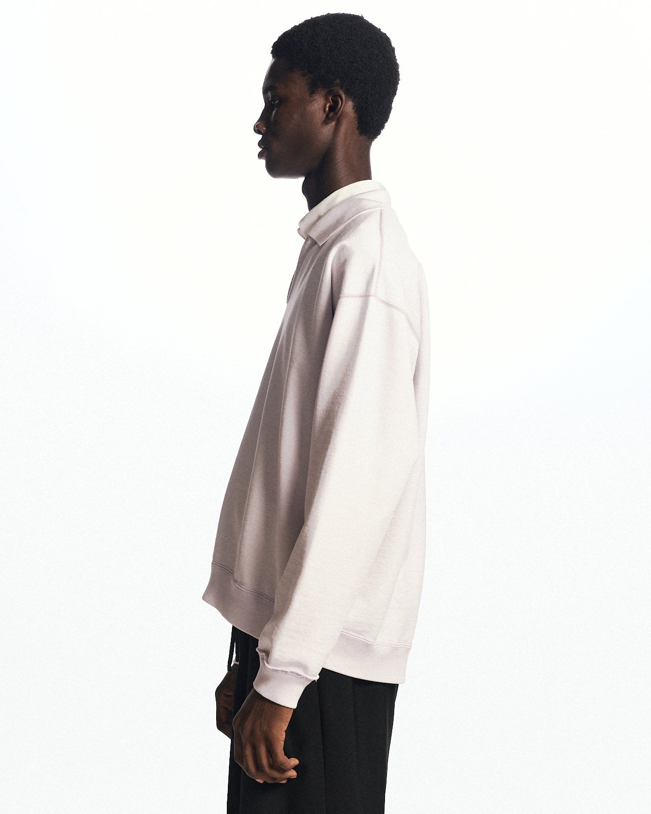 オーガニックコットンヘビー吊裏毛 / スキッパーコンフォートスウェット, Lavender