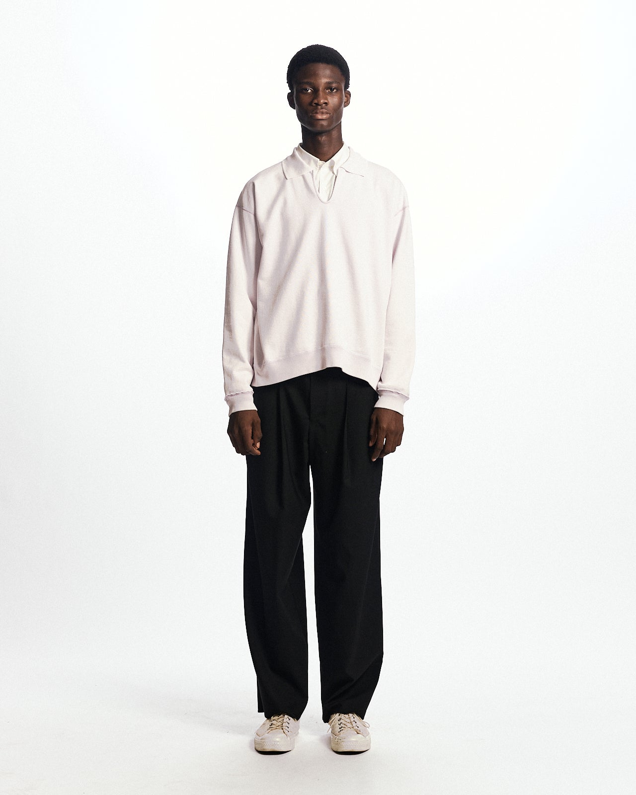 オーガニックコットンヘビー吊裏毛 / スキッパーコンフォートスウェット, Lavender