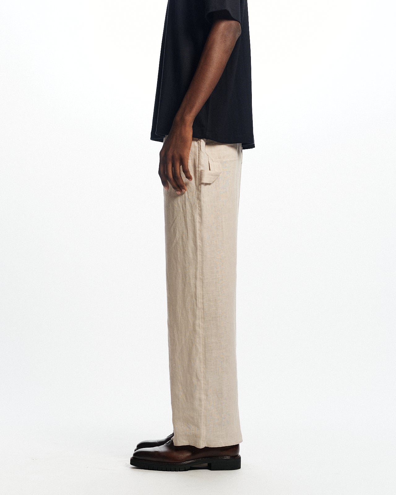 ヘンプ細布 / ワイドペインターパンツⅡ, Taupe