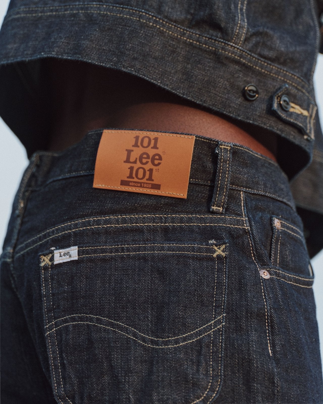 Lee × MARKAWARE for ADAM ET ROPÉ EX 101 SP Denim Pants, Indigo