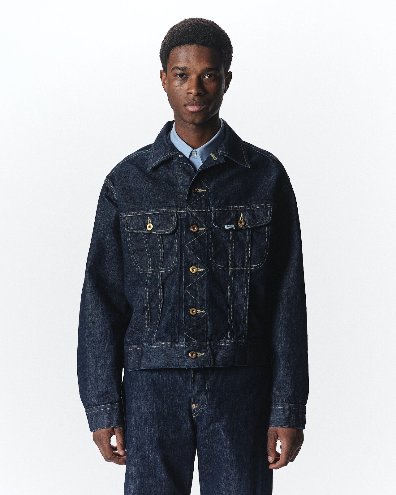 Lee × MARKAWARE for ADAM ET ROPÉ EX 101 SP Denim Jacket, Indigo
