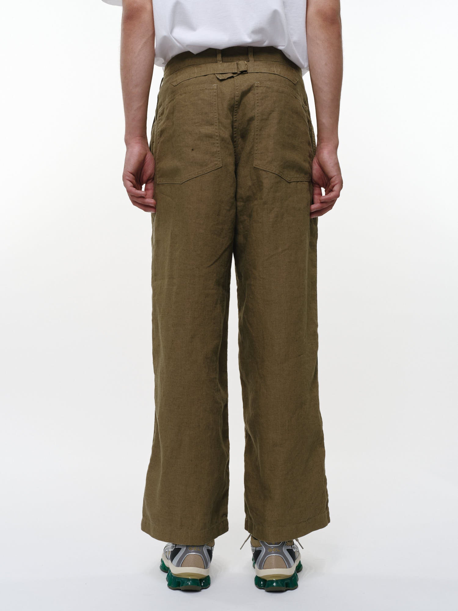 リネンキャンバス / U.S.アーミーパンツ, Khaki Beige