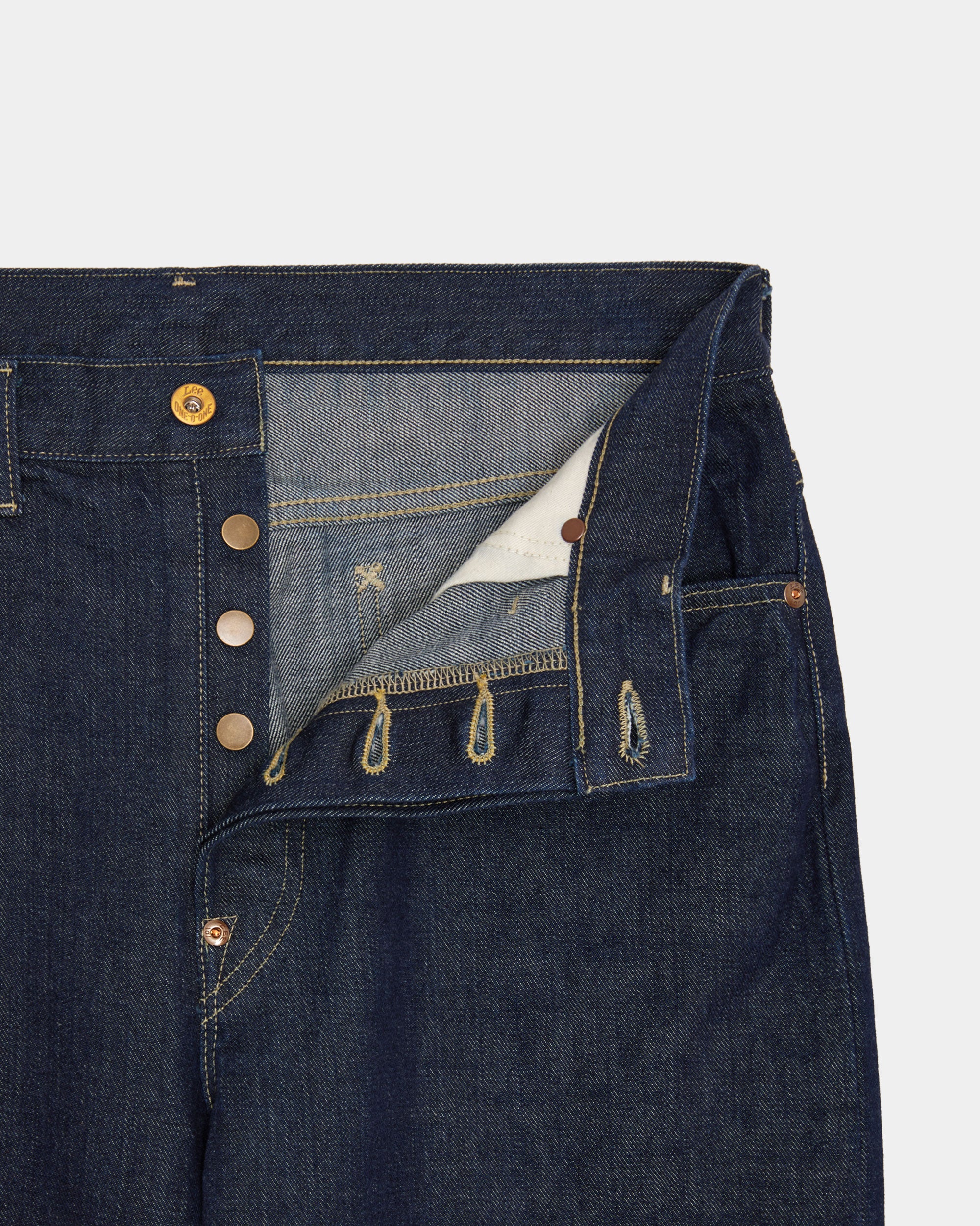 Lee × MARKAWARE for ADAM ET ROPÉ EX 101 SP Denim Pants, Indigo