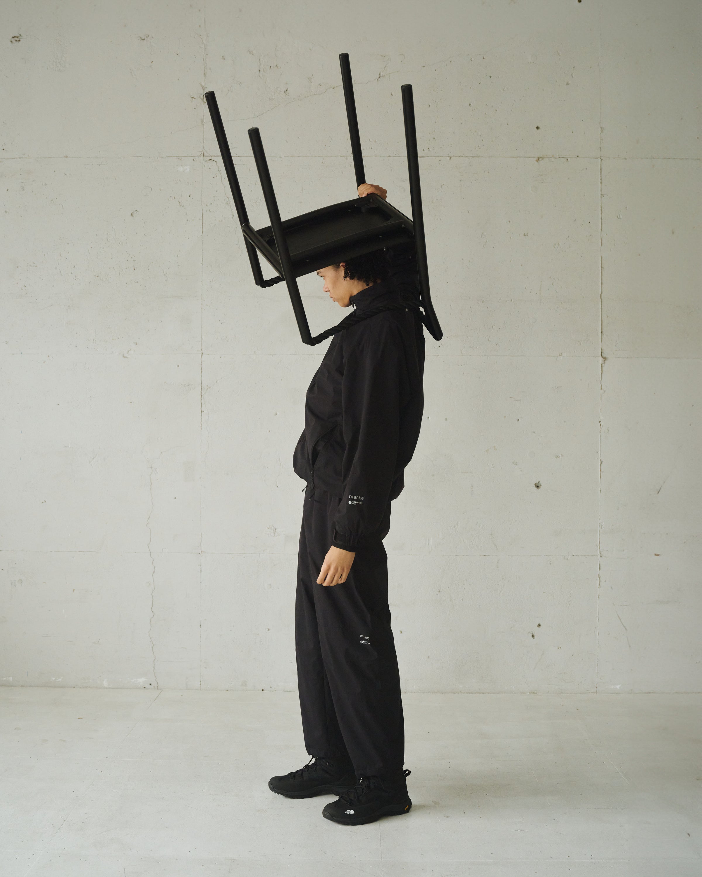 パーテックス3レイヤーナイロンリップストップ / トレーニングライニングパンツ, Black