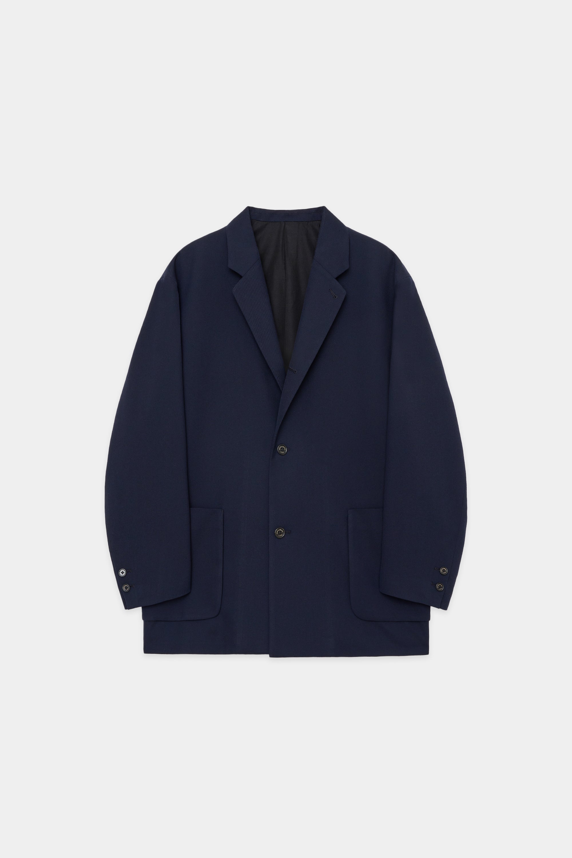 3/60オーガニックウールサバイバルクロス / コンフォートブレザー, Navy
