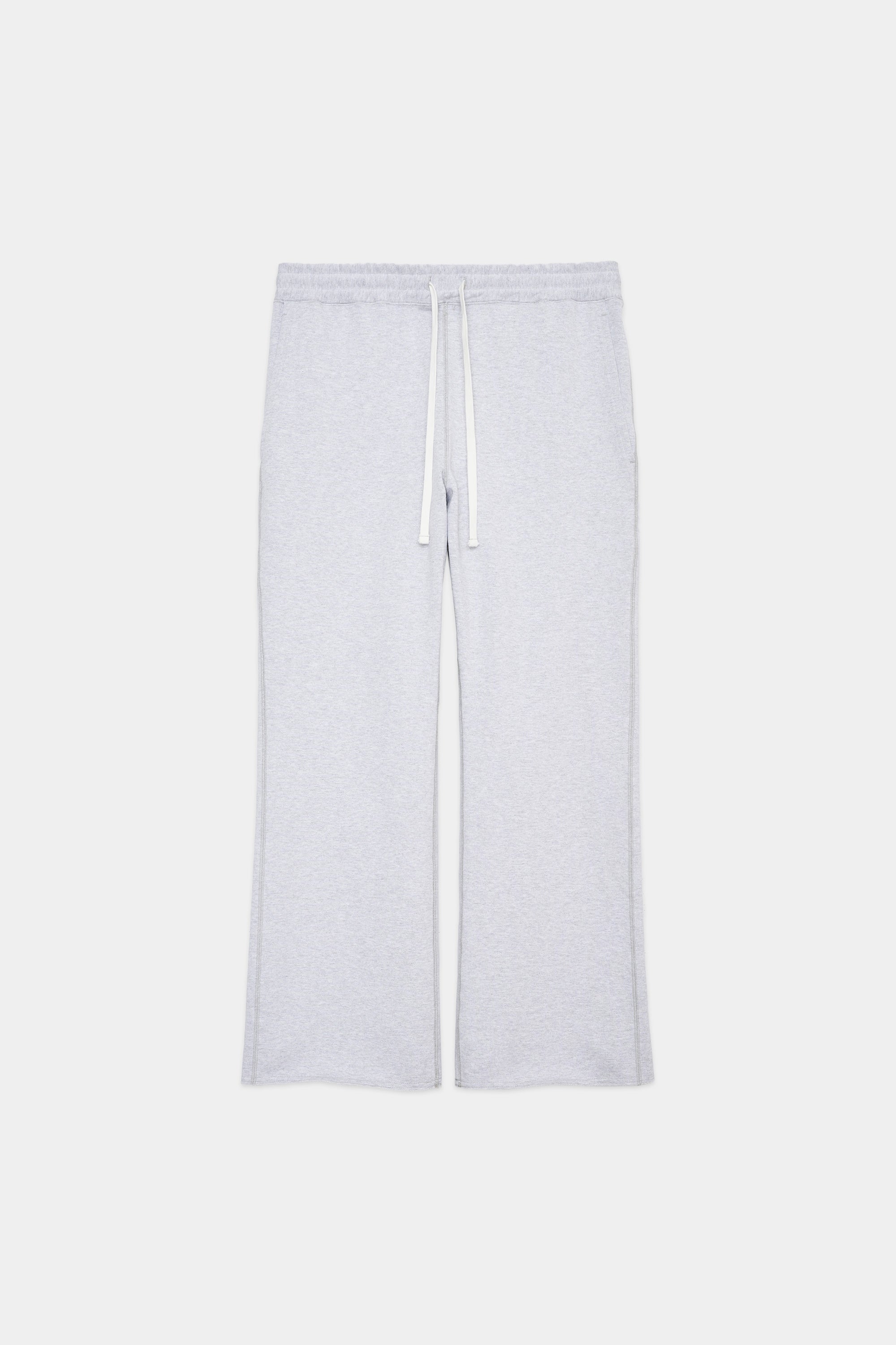 オーガニックコットンヘビー吊裏毛 / フレアド ジムパンツ, Ash Gray