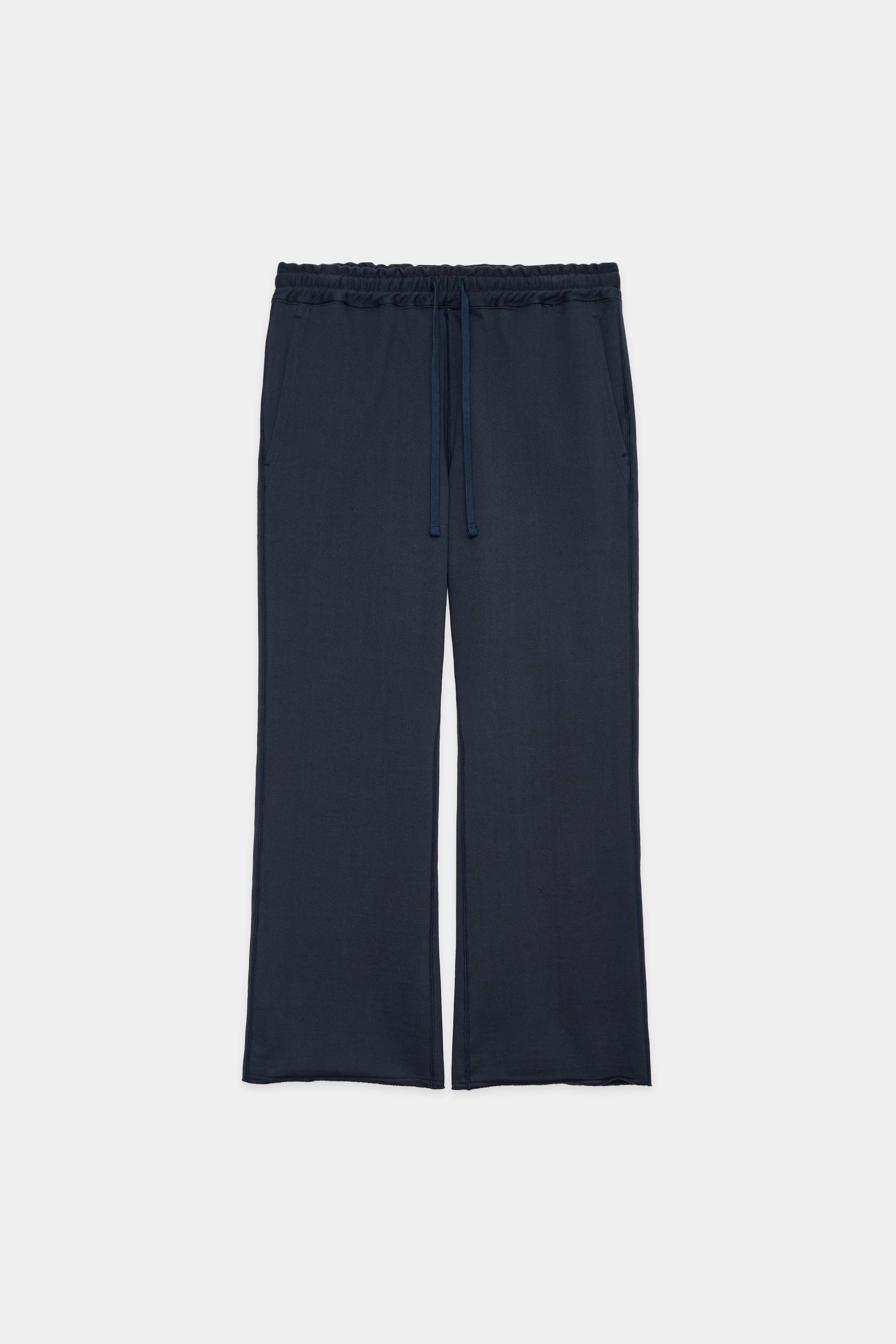 オーガニックコットンヘビー吊裏毛 / フレアド ジムパンツ, Navy