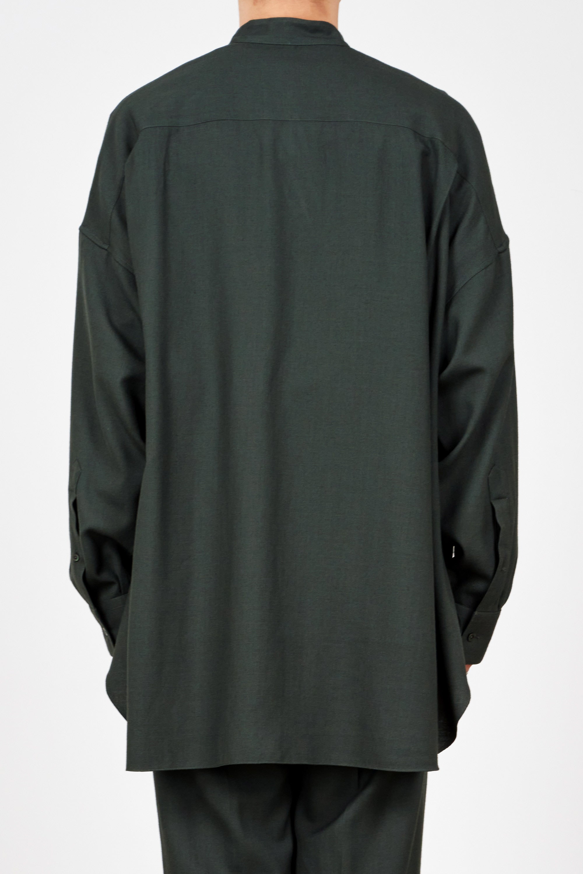 2/72オーガニックウールヴィエラ / パジャマシャツ, Blue Gray