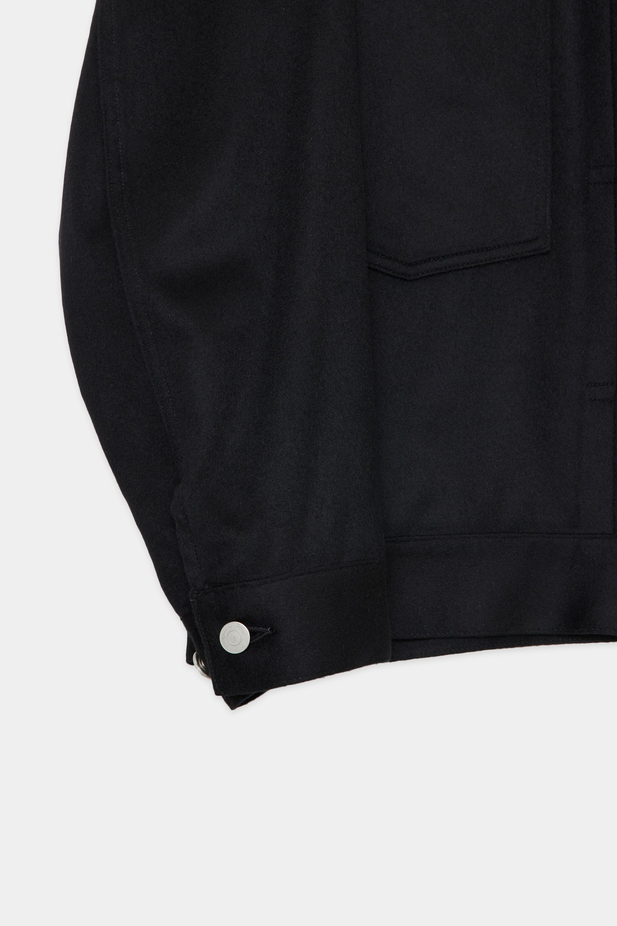 カシミヤフランネル / EDIFICE x MARKAWARE マイナージャケット ,Black