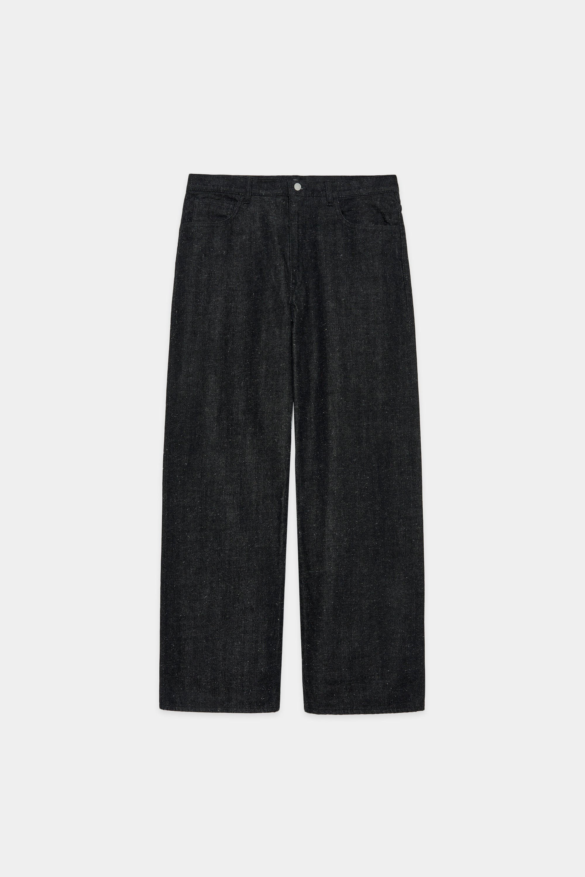 【PARKING別注】キモノデニム / ワイドストレートデニム, Black