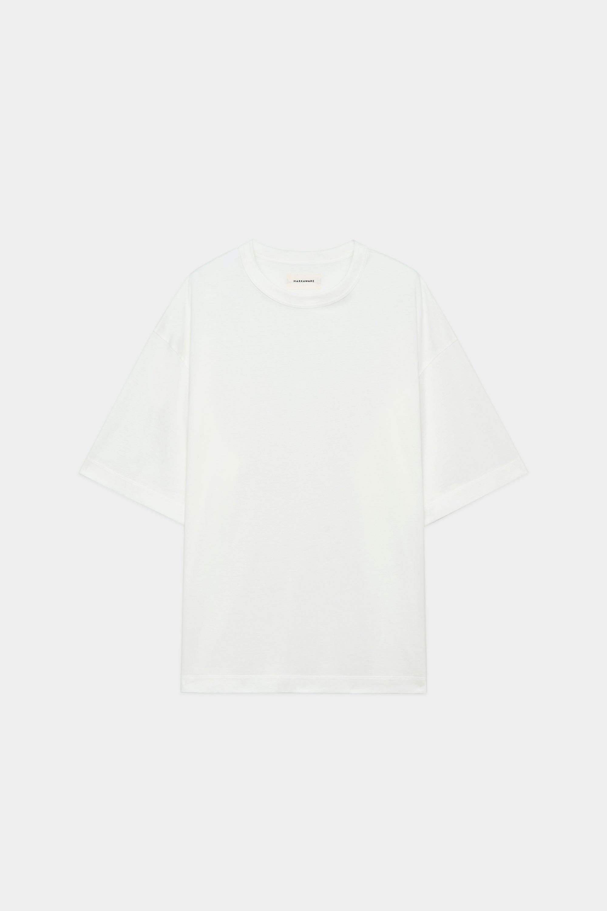 オーガニックGIZA 80/2天竺 / コンフォートフィットTee, White