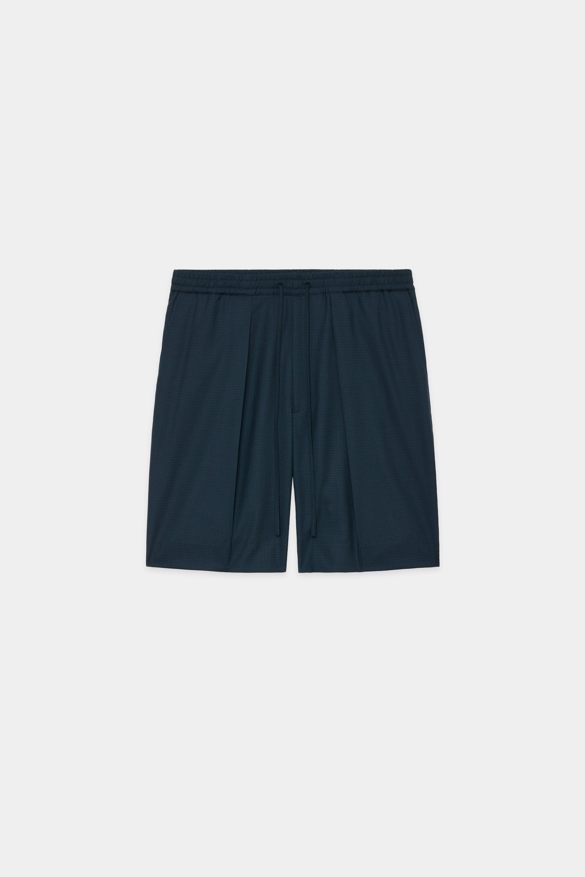 オーガニックウールトロピカル / クラシックフィット イージーショーツ, Olive Check