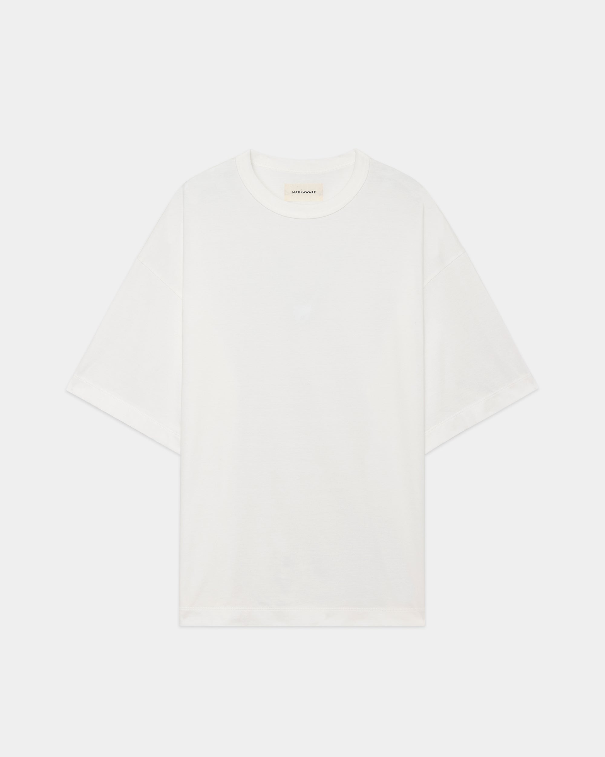オーガニックGIZA 80/2天竺 / コンフォートフィットTee, White