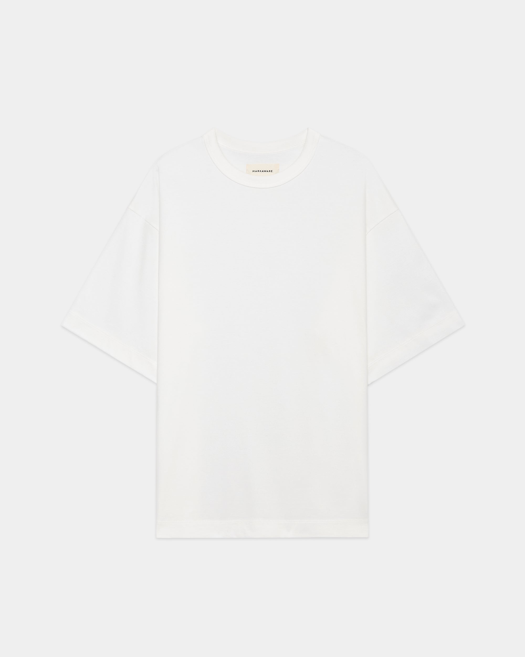 オーガニックGIZA 60/3 サバイバル天竺 / コンフォートフィットTee, White