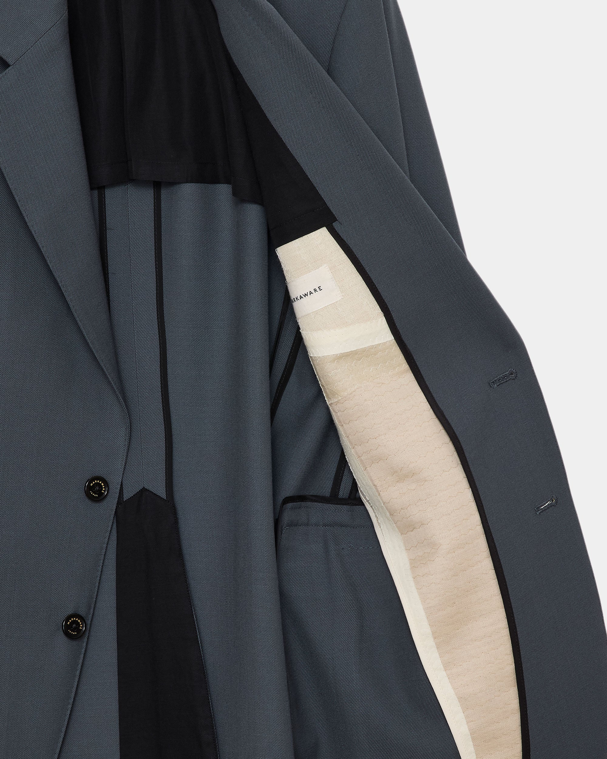 3/60 オーガニックウールサバイバルクロス® / ラ・レオーナジャケット, Forest Gray