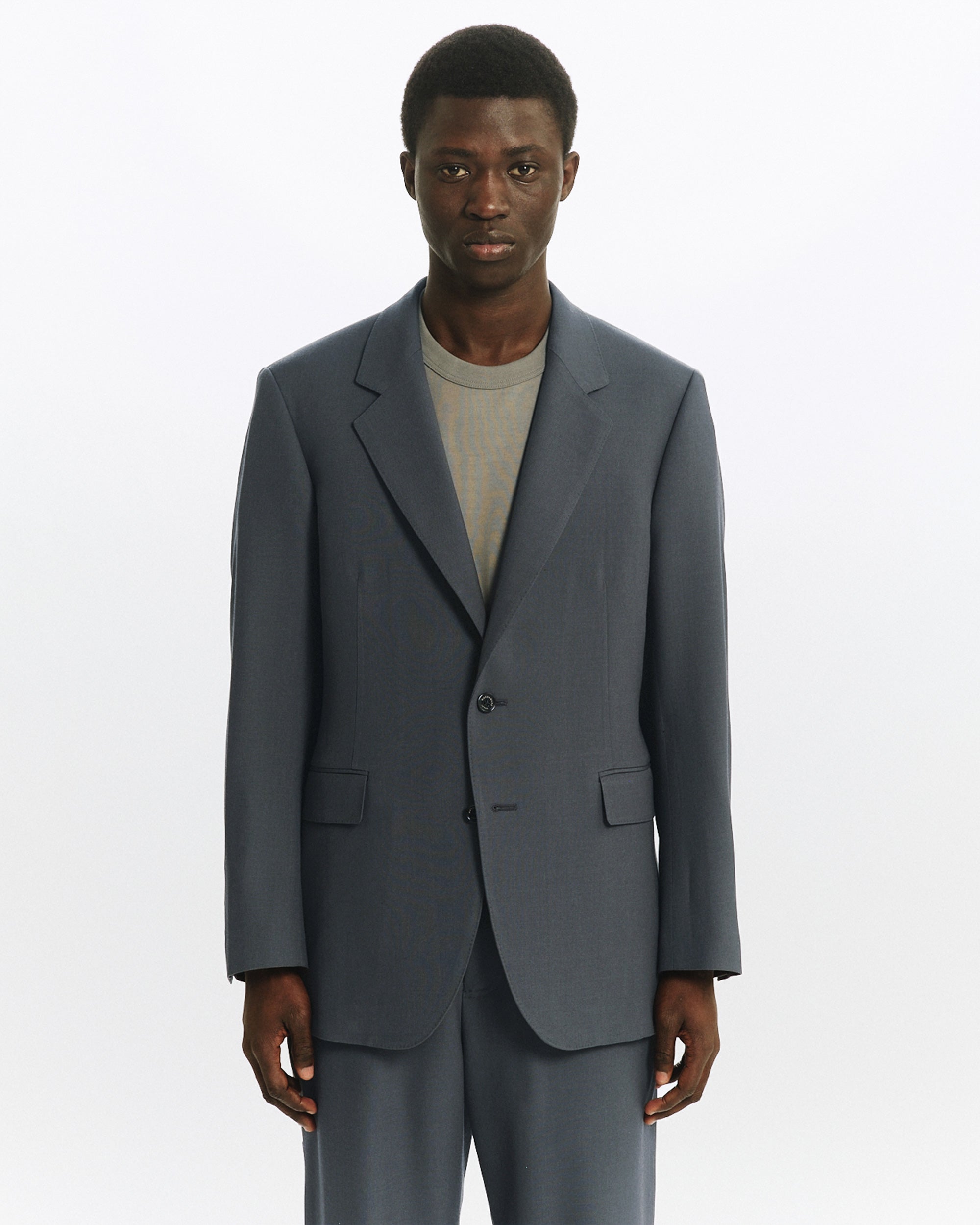 3/60 オーガニックウールサバイバルクロス® / ラ・レオーナジャケット, Forest Gray