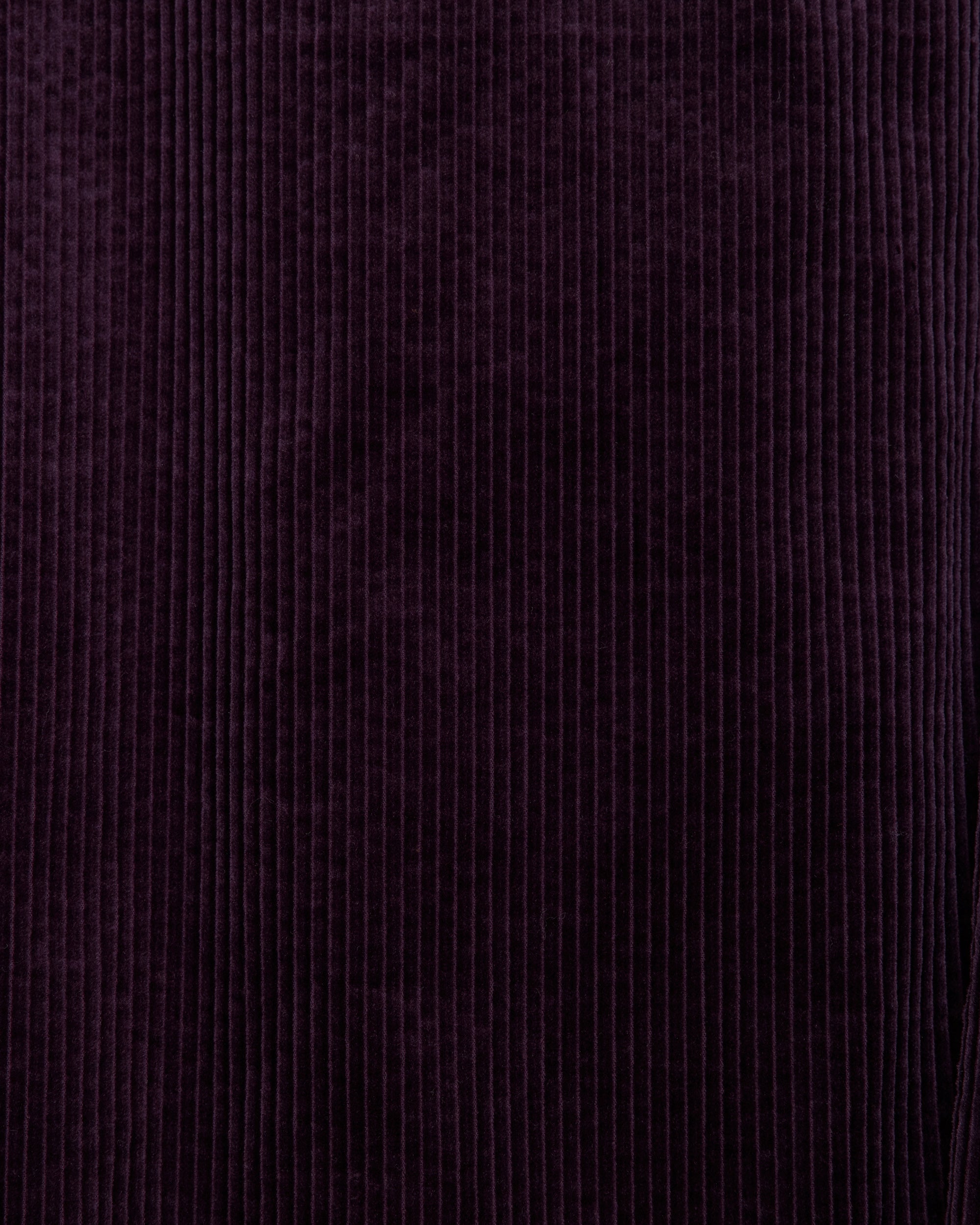 オーガニックコットン 6W コーデュロイ / パフドマンダリンカラーワークジャケット, Purple