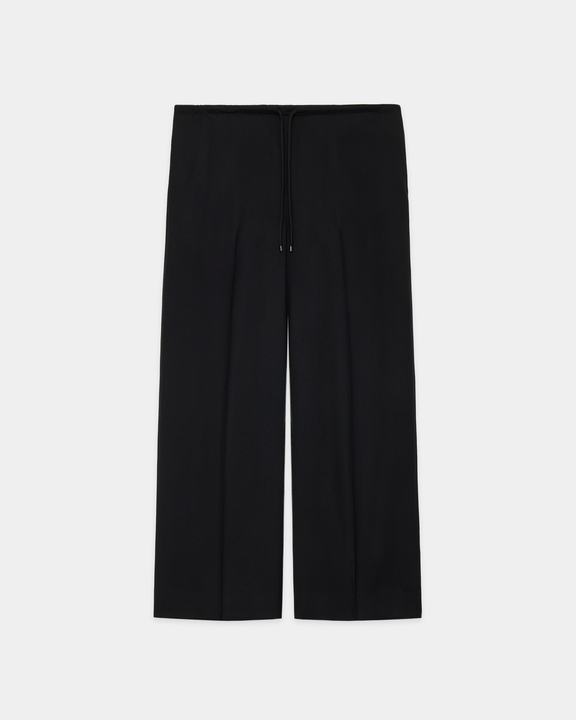 2/80 オーガニックウールヴィエラ / パジャマパンツ, Black