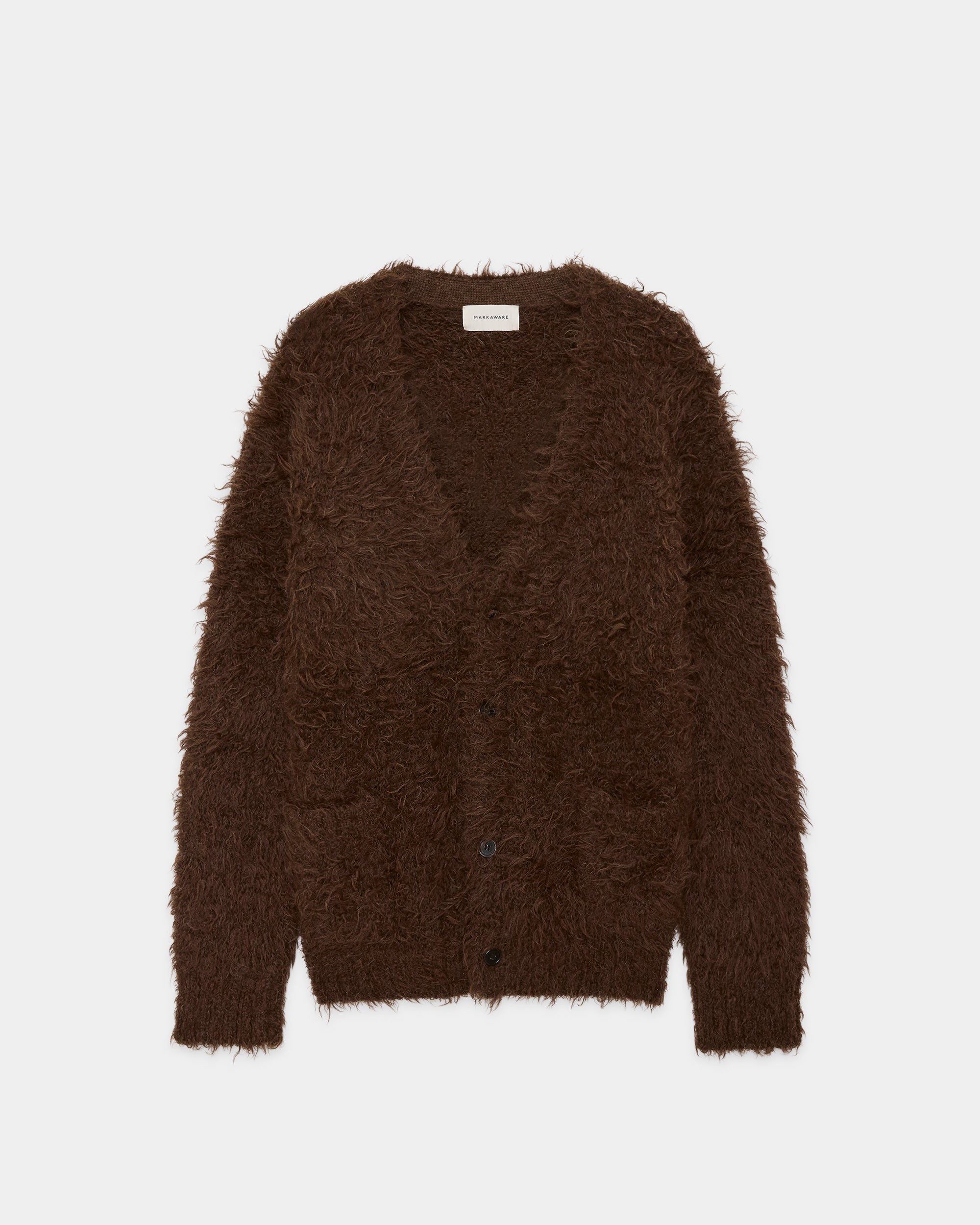 ナチュラルカラーアルパカ / アルパカファーカーディガン, Natural Brown