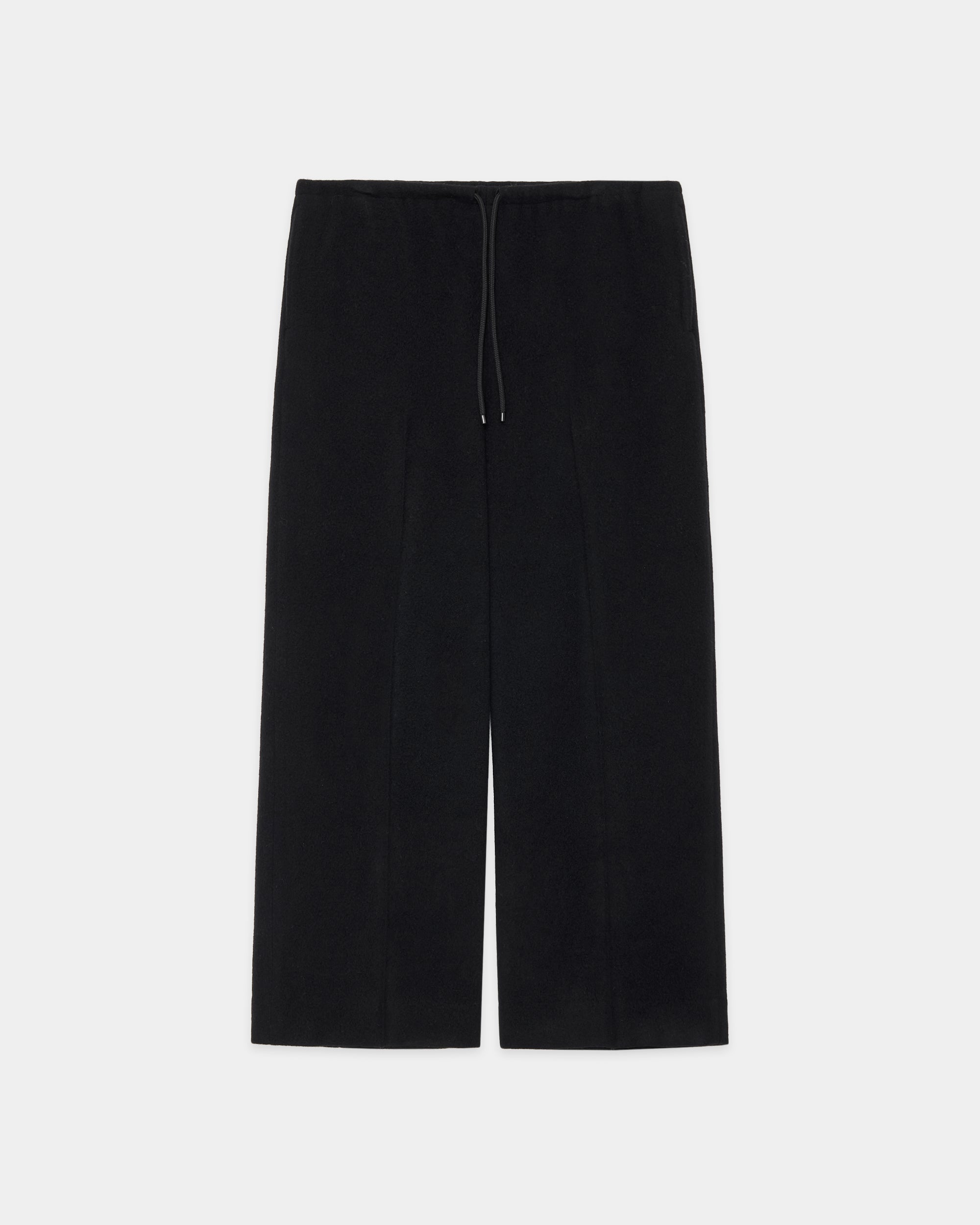 ウールカシミヤナッピングワッシャー /  パジャマパンツ, Black
