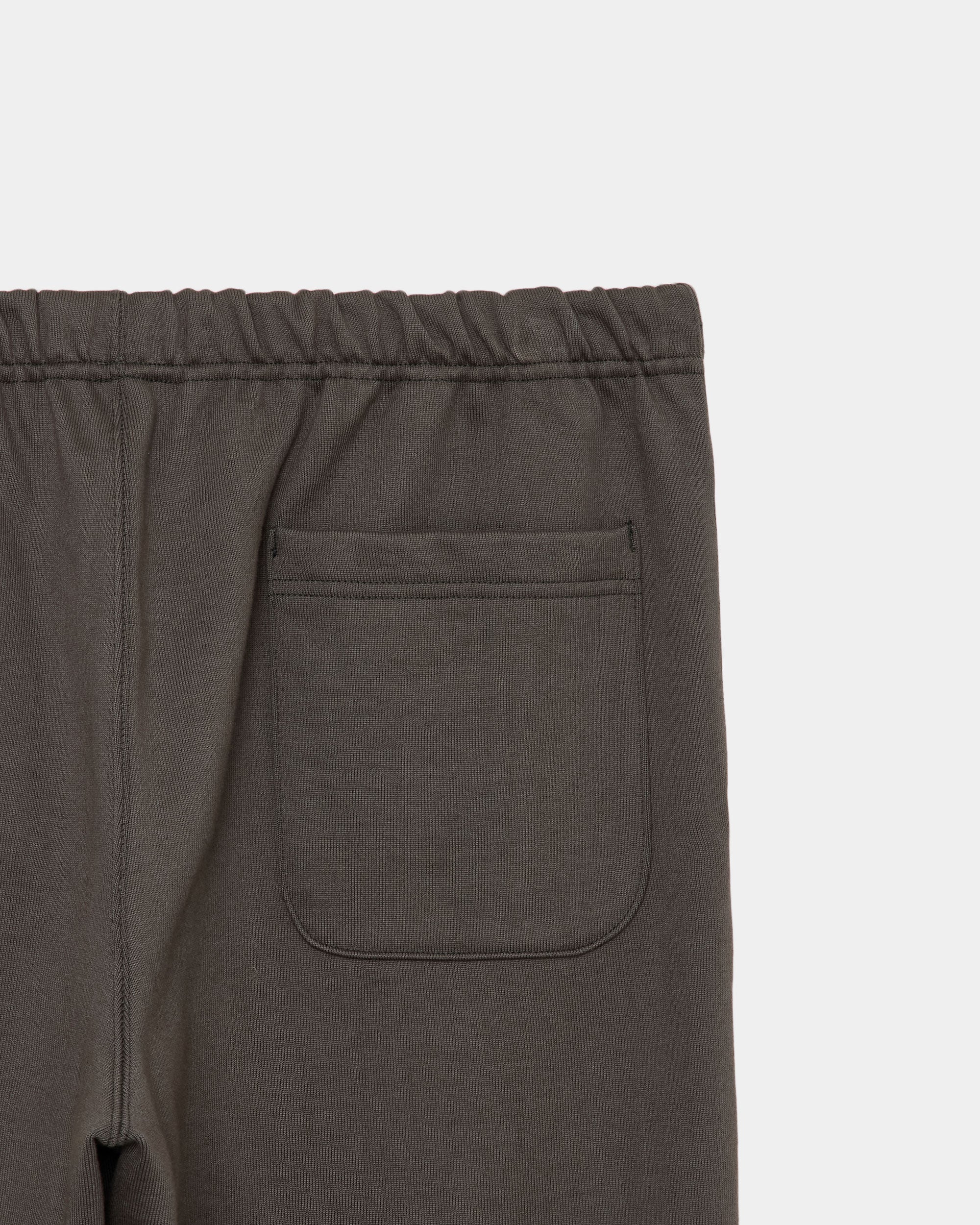 オーガニックコットンヘビー吊裏毛 / ワイドジムパンツ, Charcoal