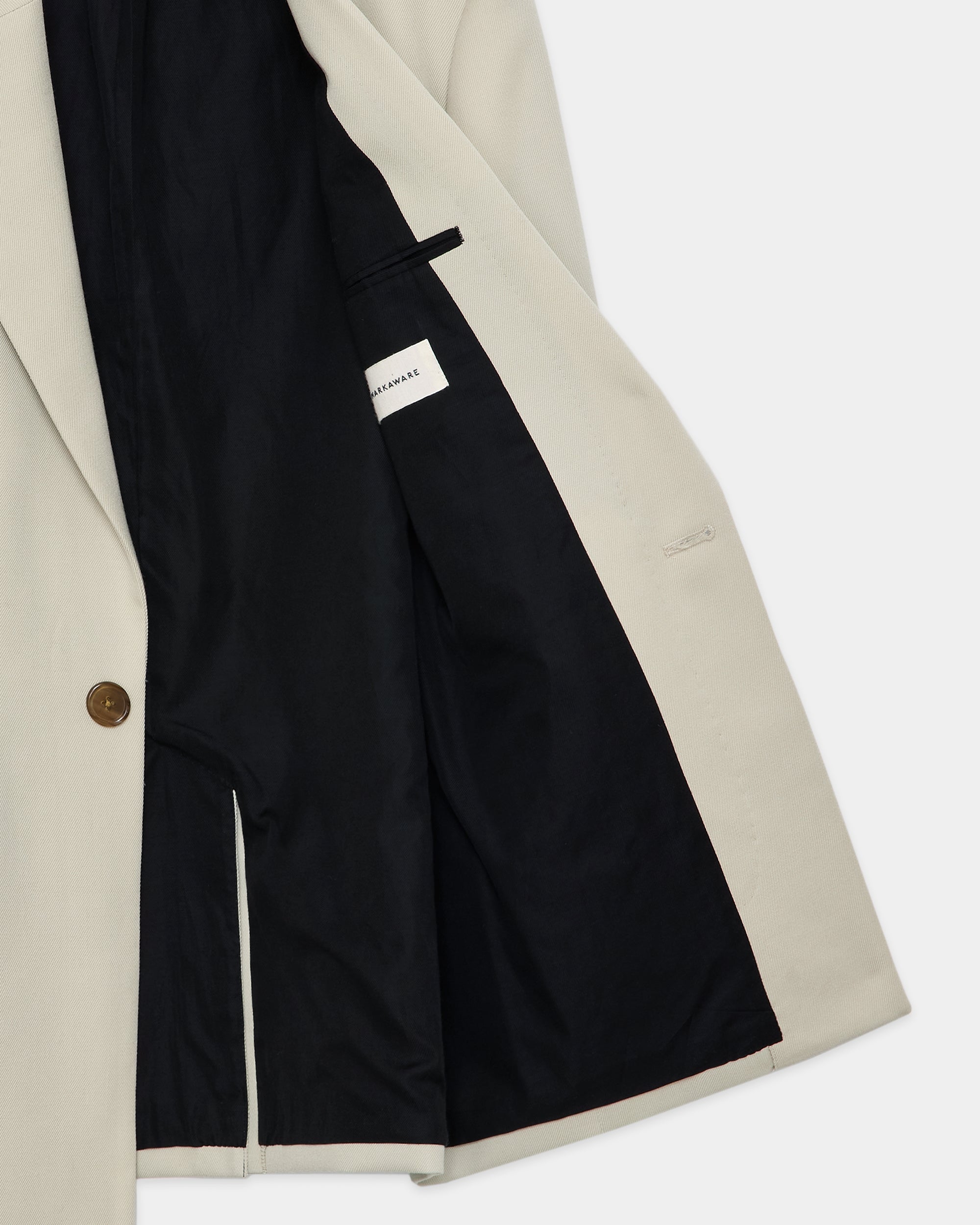 ポルワース3/2ハードツイル / スクエアジャケット, Greige