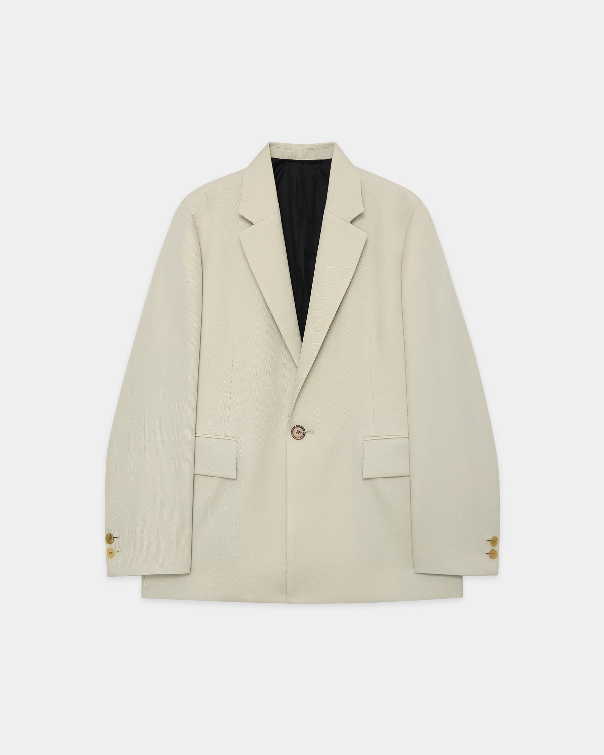 ポルワース3/2ハードツイル / スクエアジャケット, Greige