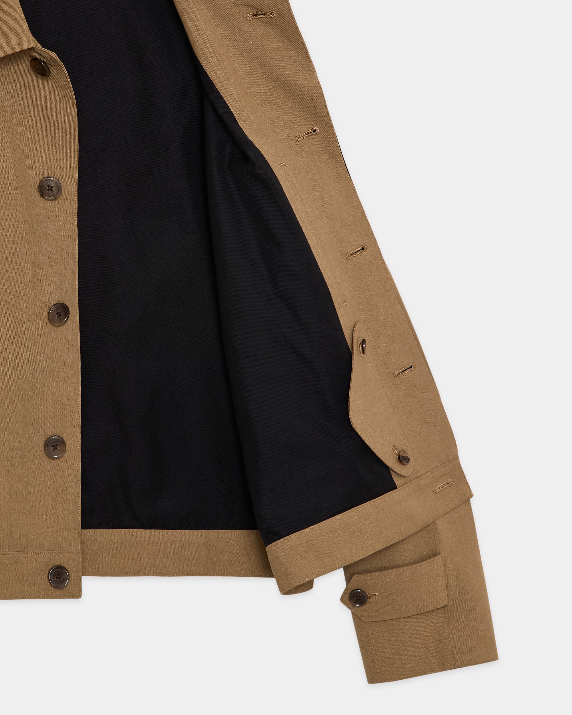 3/72アルゼンチンウールトロピカルサバイバルクロス / サービスジャケット, Beige