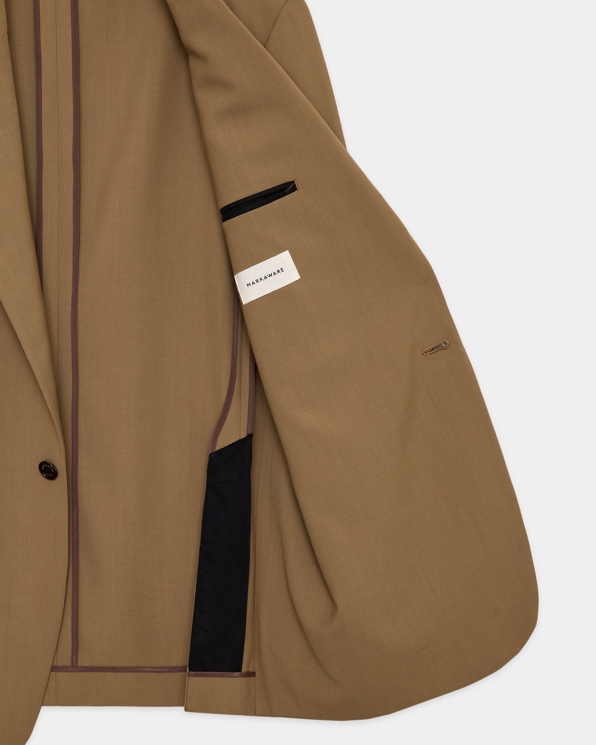 3/72アルゼンチンウールトロピカルサバイバルクロス / マクファーソンジャケット, Beige