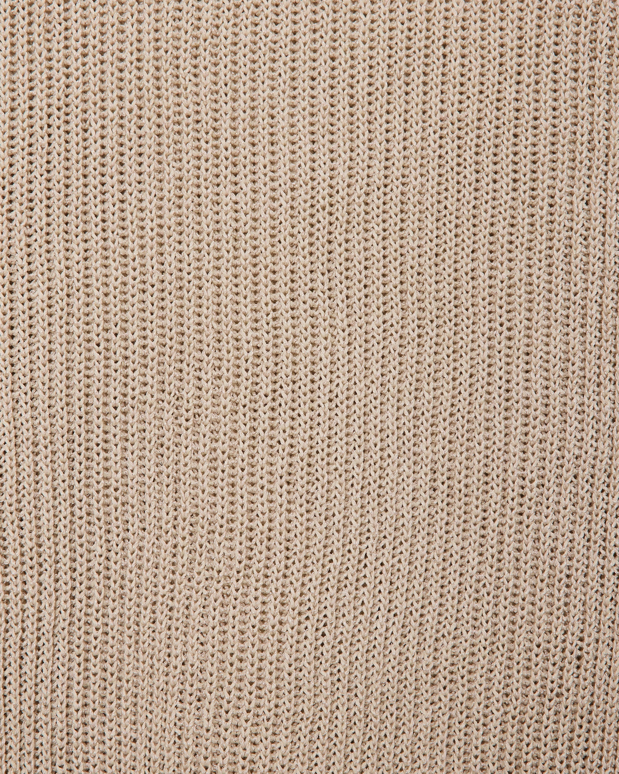 オーガニックコットンx和紙xシルクヤーン / クルーネックリブジャンパー, Sand