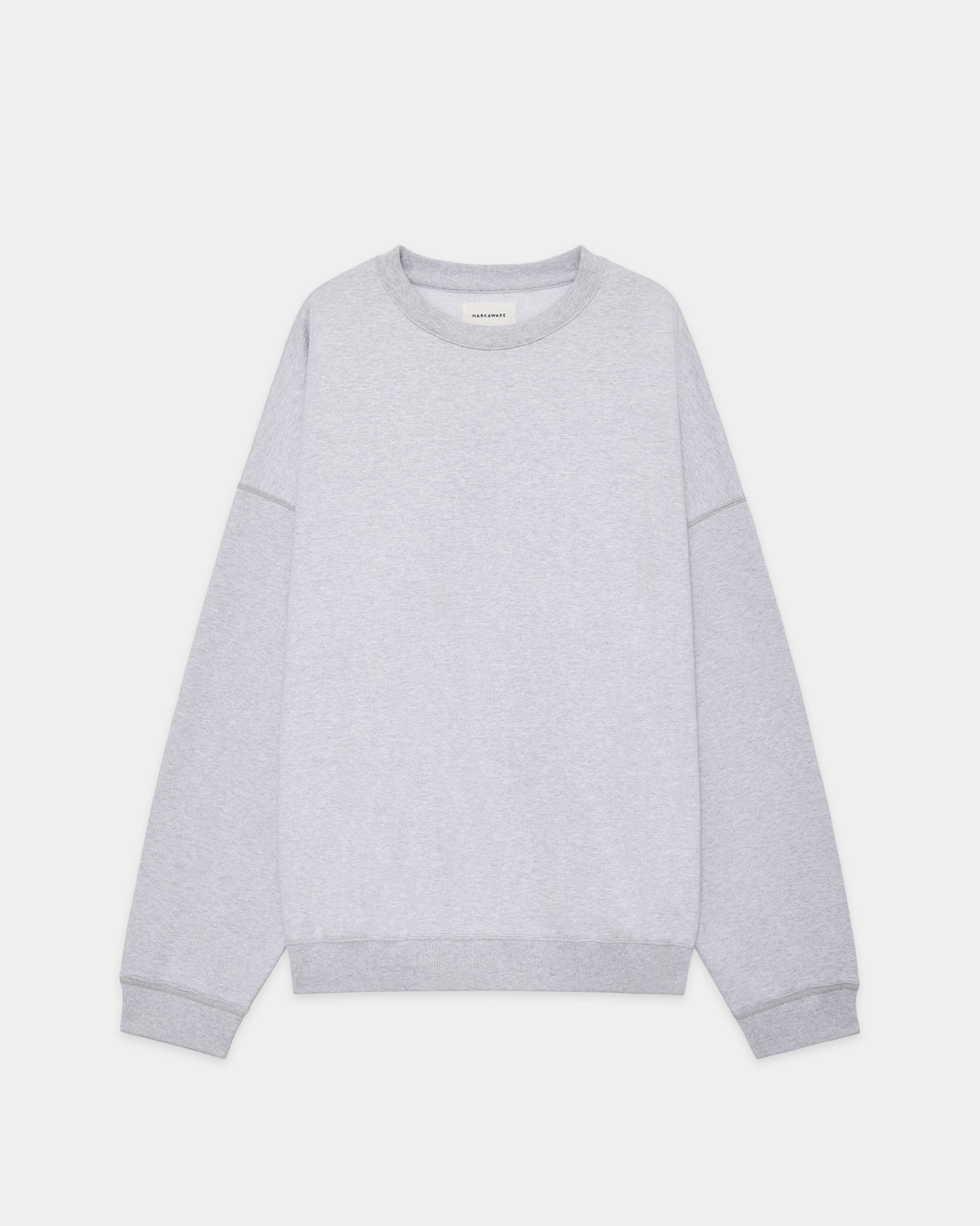 オーガニックコットンヘビー吊裏毛 / ヒュージスウェット, Ash Gray