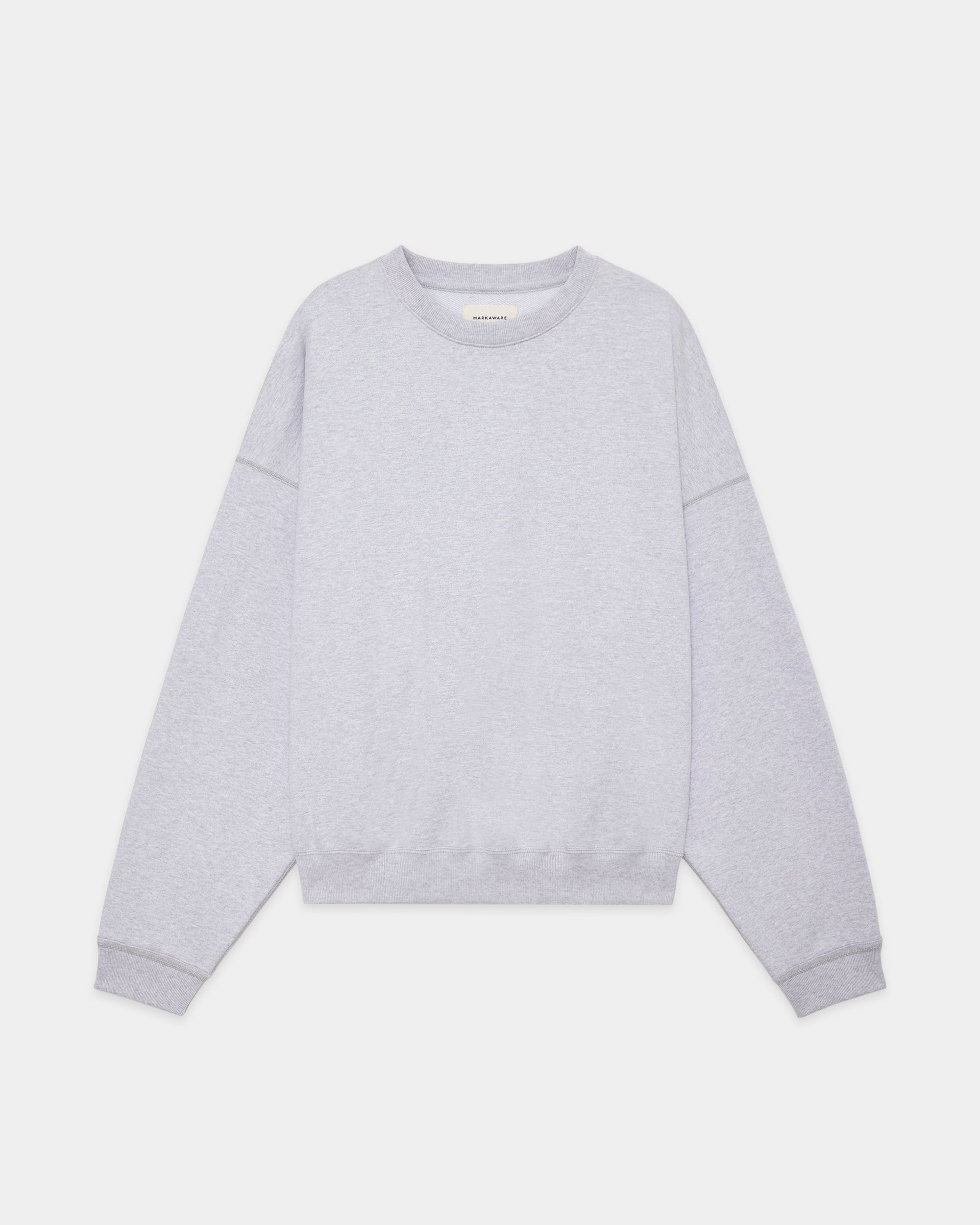 オーガニックコットンヘビー吊裏毛 / ヒュージスウェットショート, Ash Gray