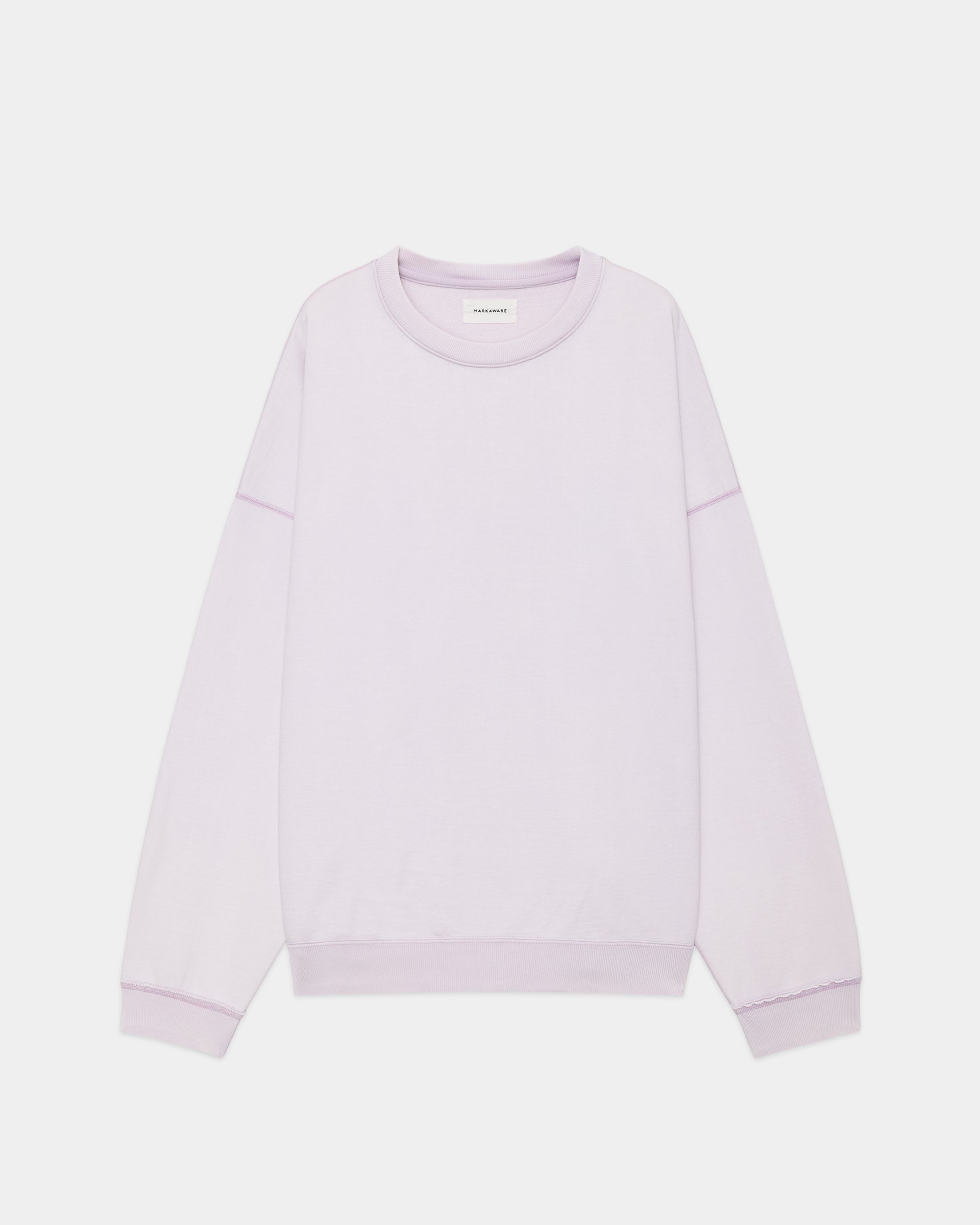 オーガニックコットンヘビー吊裏毛 / ヒュージスウェット, Lavender