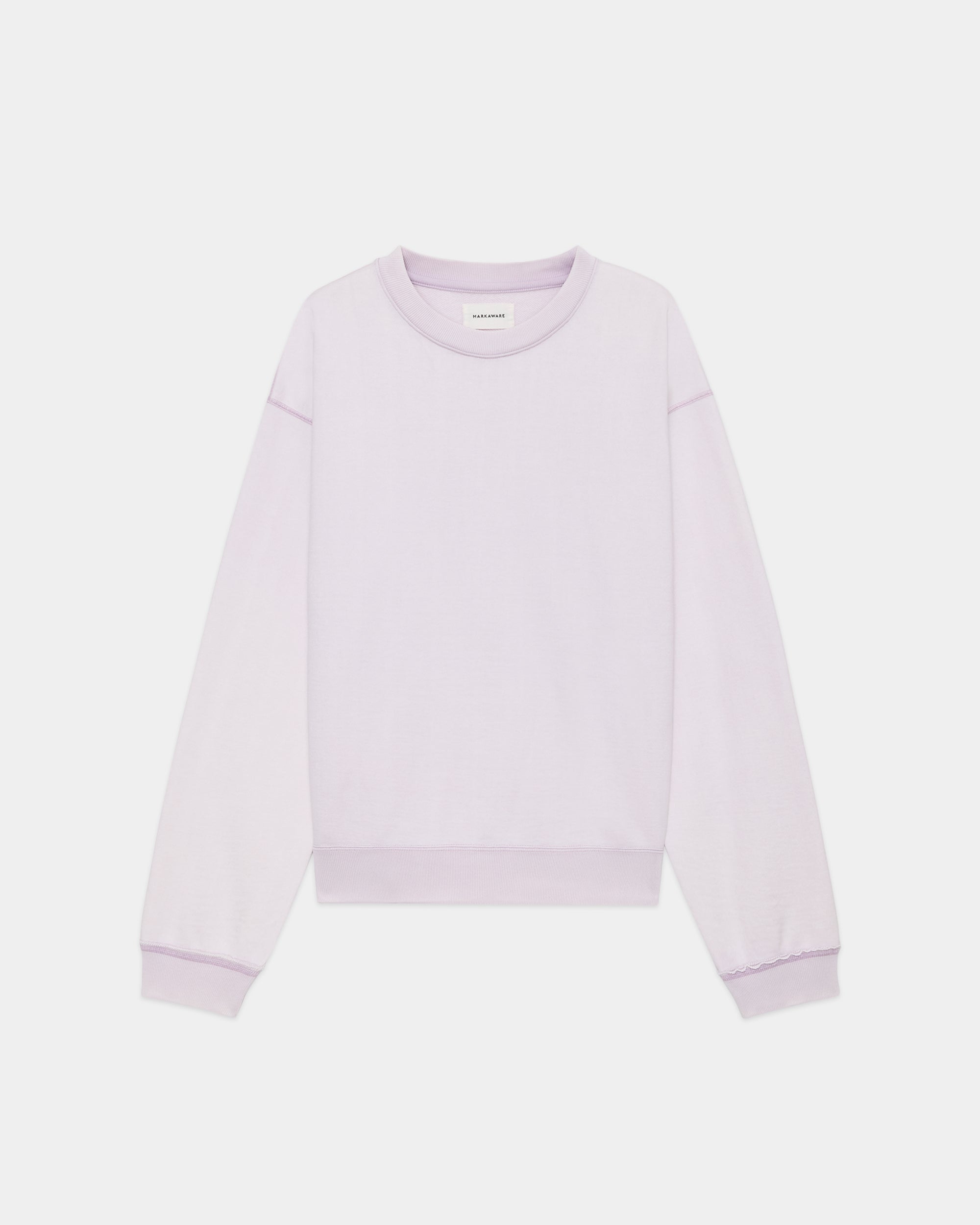 オーガニックコットンヘビー吊裏毛 / コンフォートスウェット, Lavender