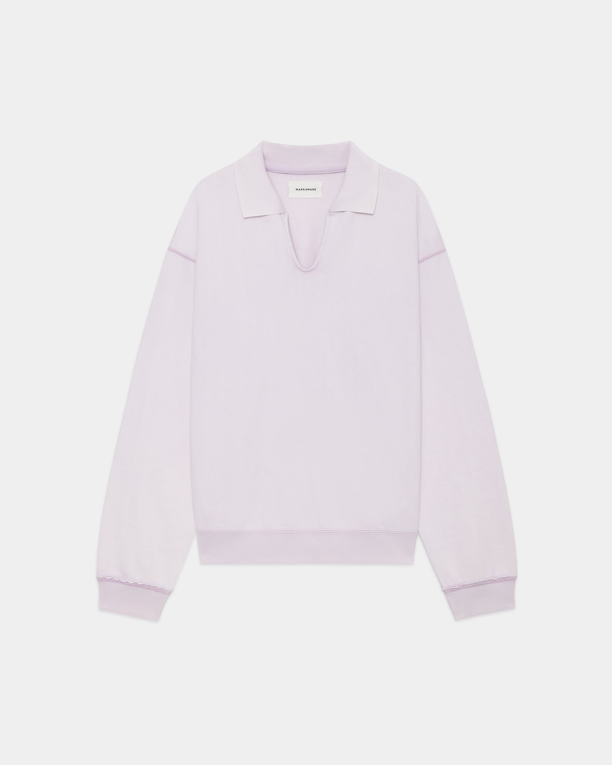 オーガニックコットンヘビー吊裏毛 / スキッパーコンフォートスウェット, Lavender