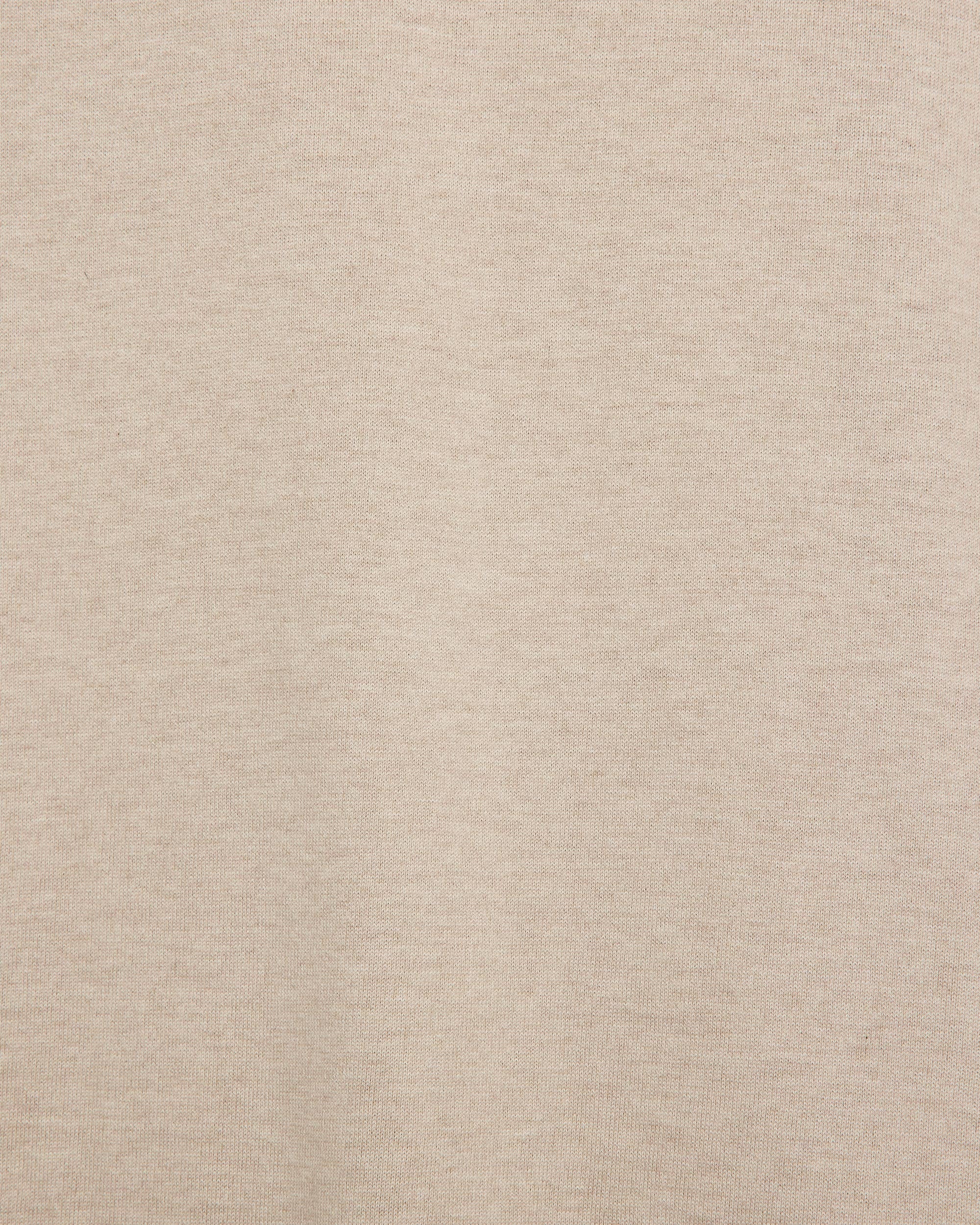 コットン×シルク×カシミヤ吊り天竺 / リラックスフィットTee L/S, Sand