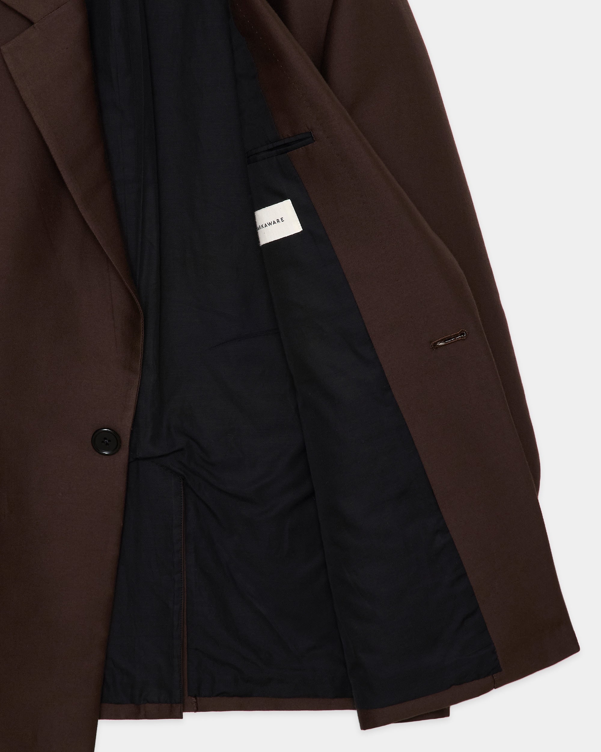 ブラタクシルクxコットンダブルクロス / スクエアジャケット, Olive Drab