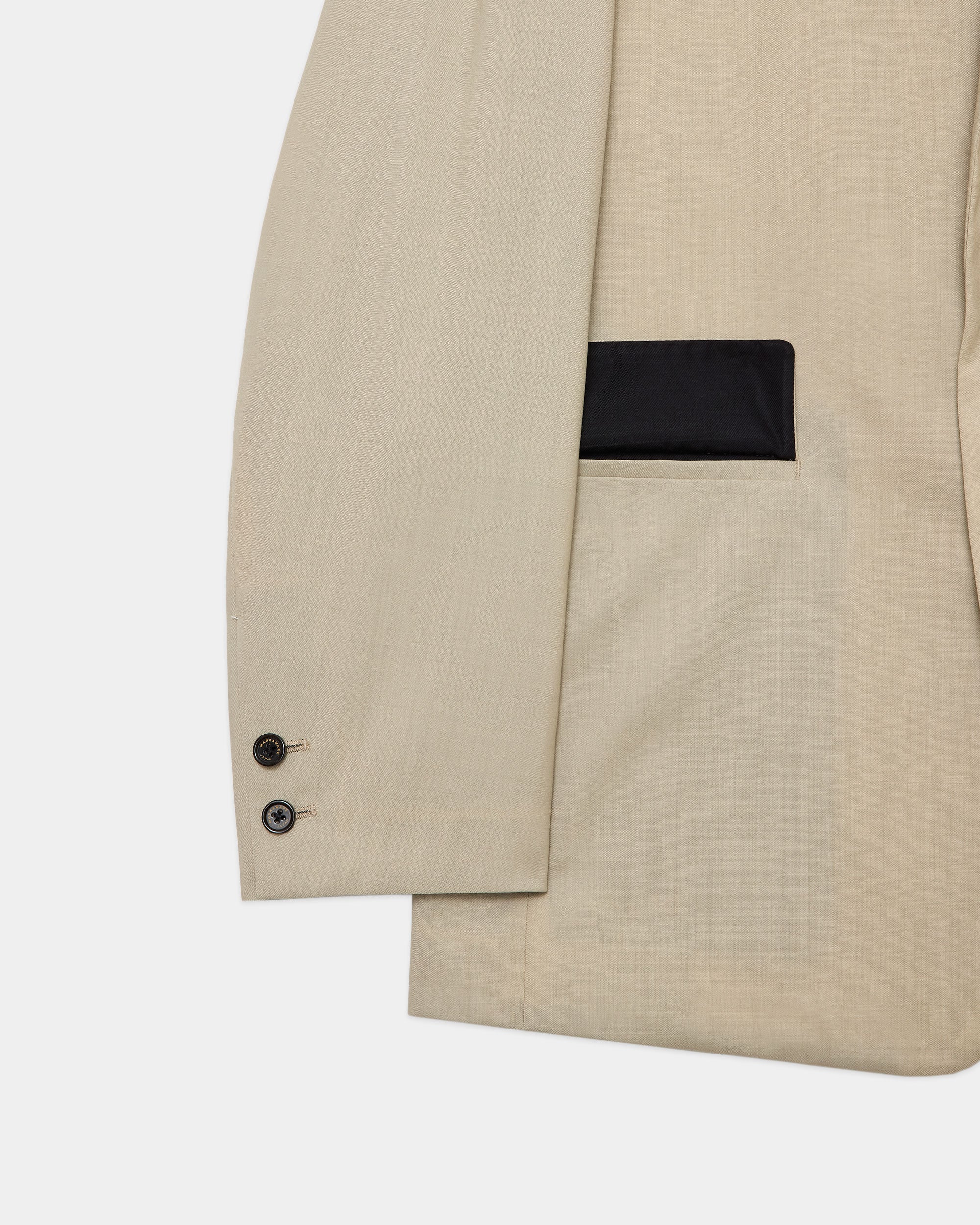 オーガニックウール2/80トロピカル / スポーツコート, Beige