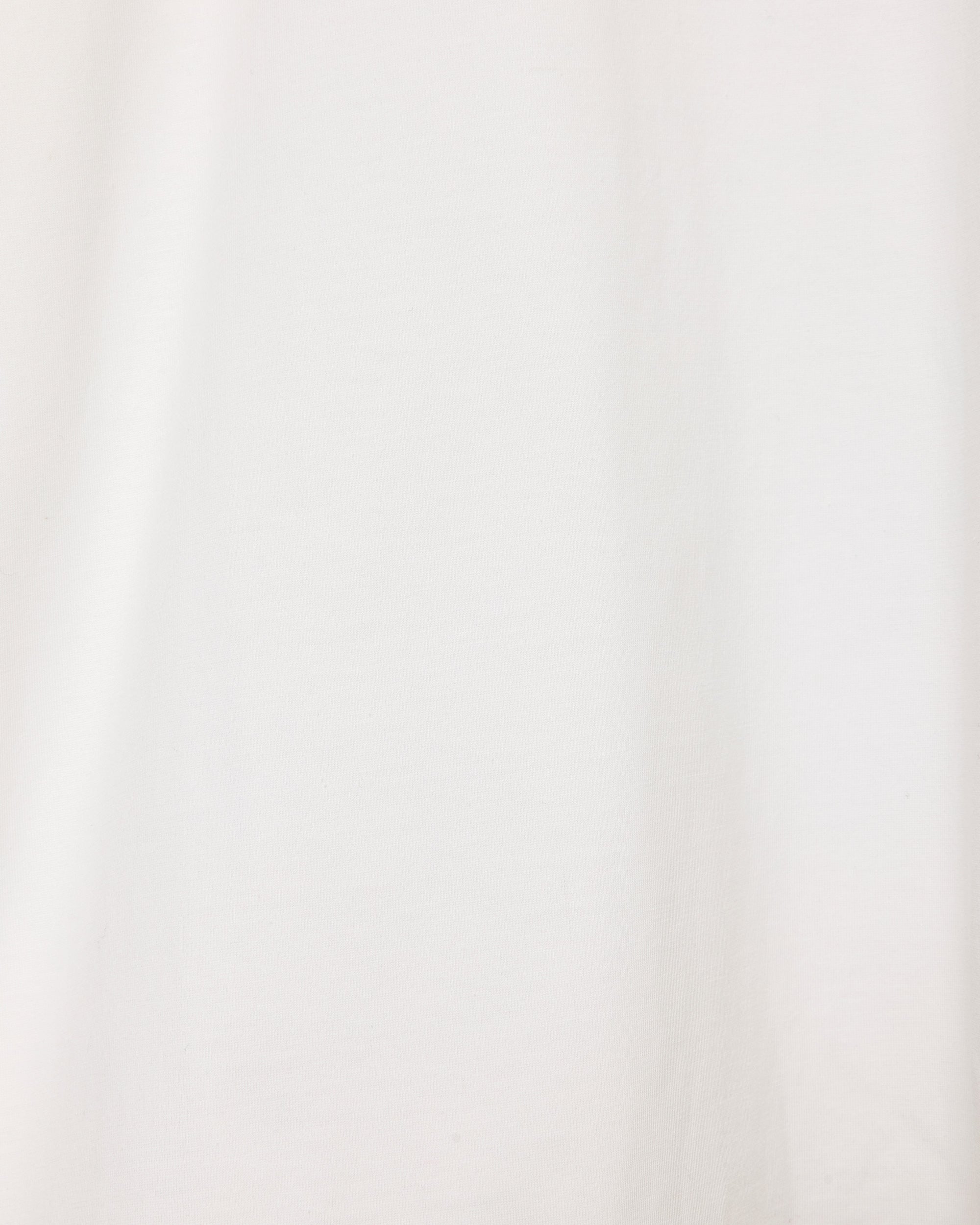 オーガニックGIZA 80/3 天竺 サバイバルクロス® / コンフォートフィットTee L/S, White