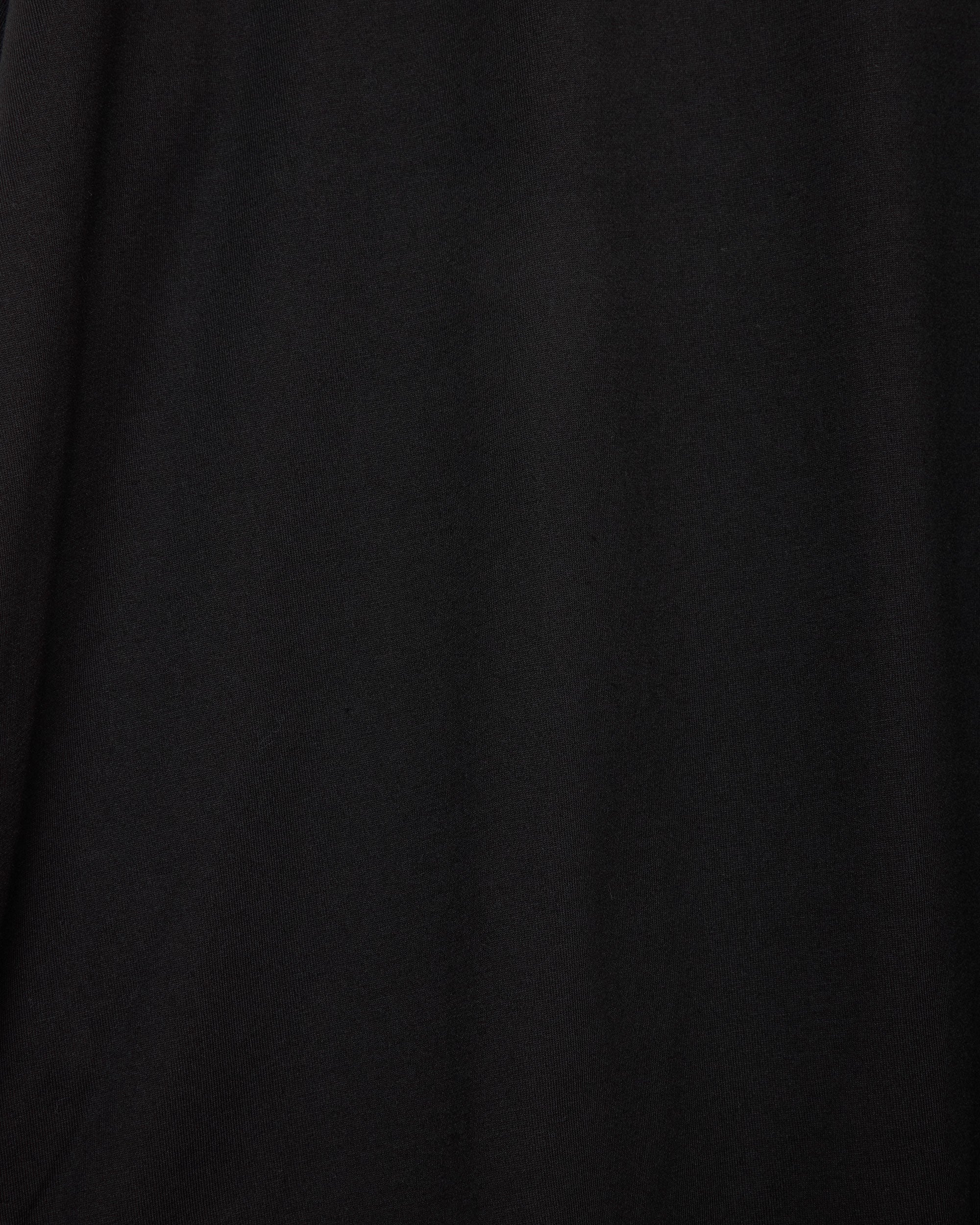 オーガニックGIZA 80/3 天竺 サバイバルクロス® / コンフォートフィットTee, Black