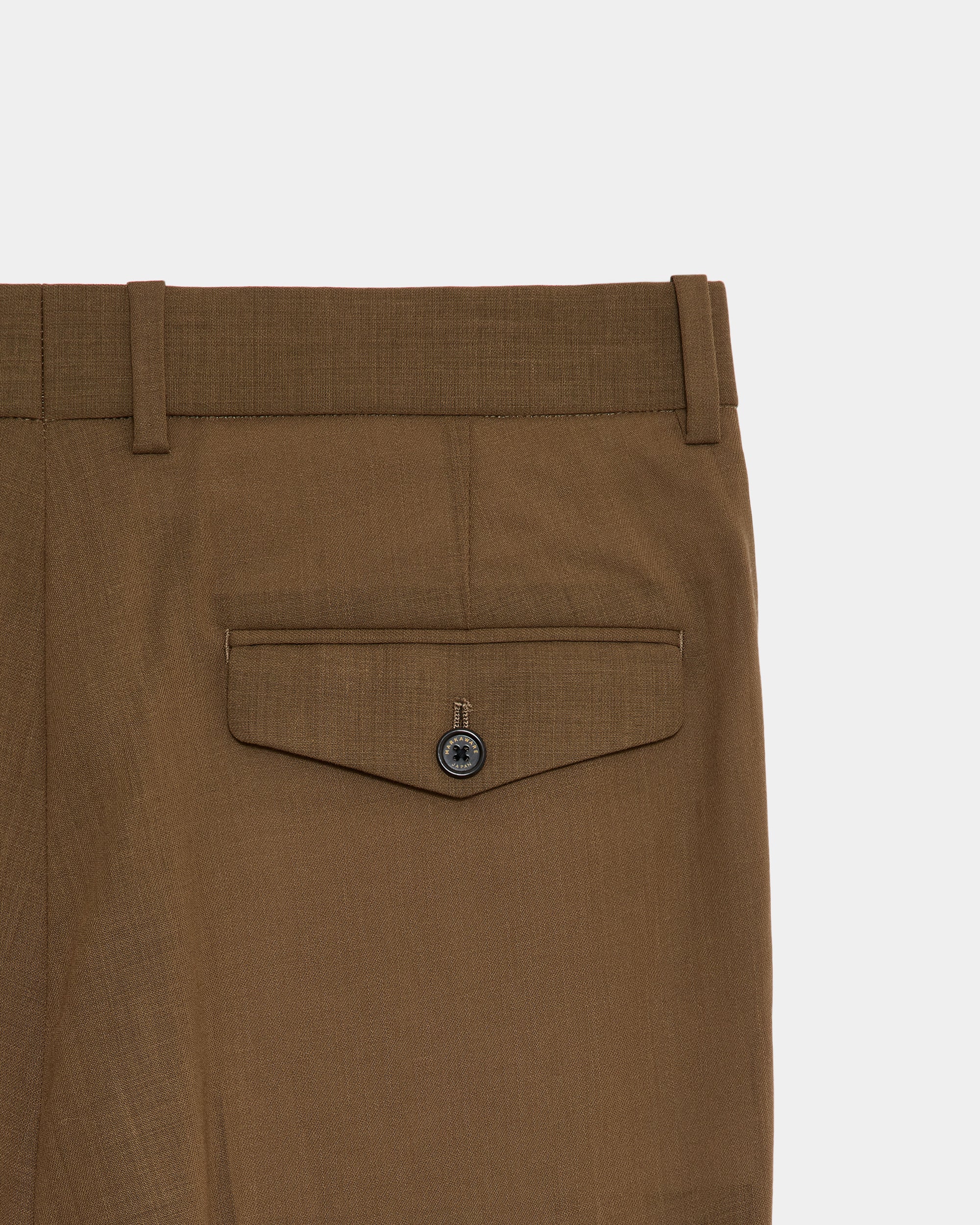 オーガニックウールライトサージ / ダブルプリーテッドトラウザーズ, Greige