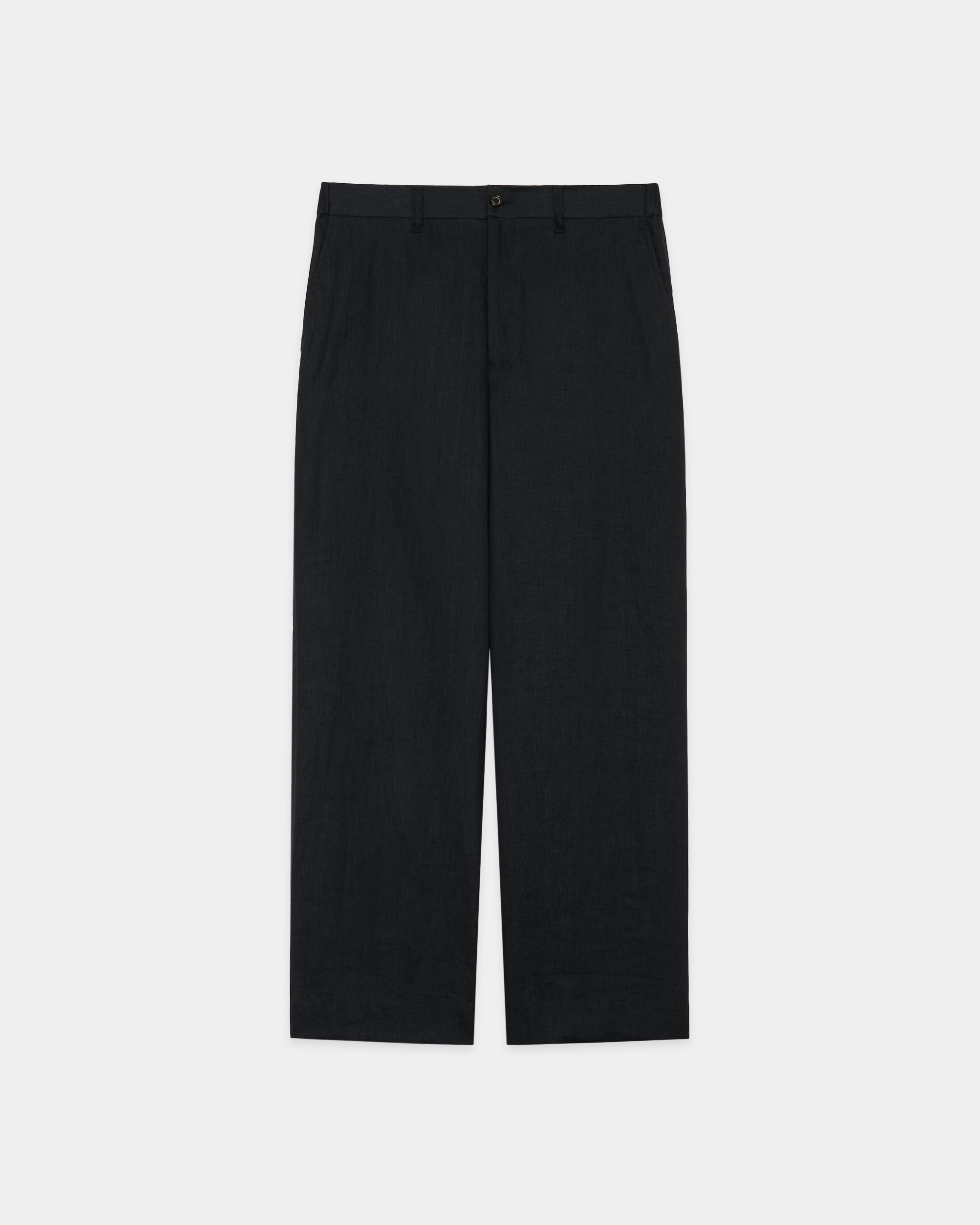 ヘンプ細布 / ワイドペインターパンツⅡ, Black