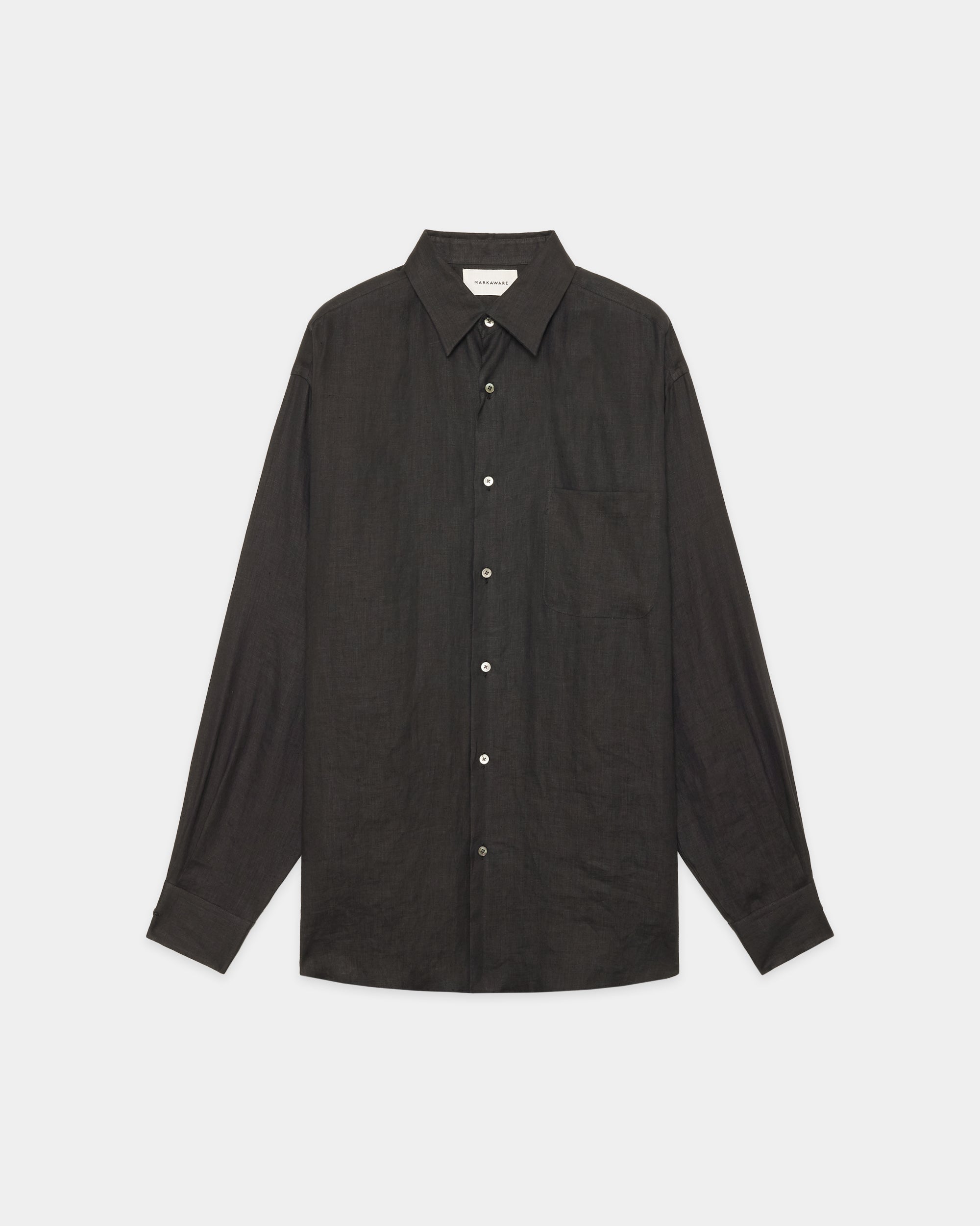 【PARKING別注】ヘンプ細布 / コンフォートフィットシャツ, Charcoal